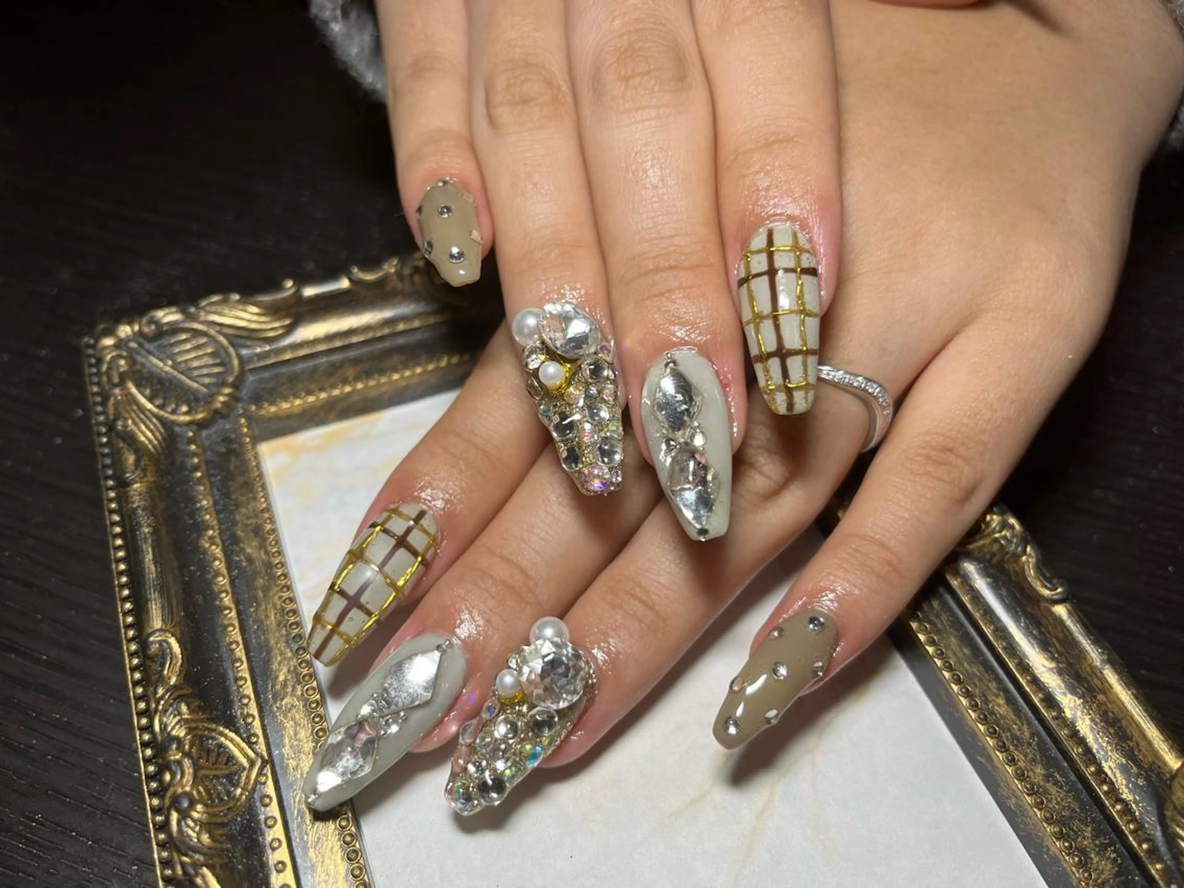 ネイル アートネイル 長さ出し Nail Salon Caco所属・Nail salon Caco.のネイルデザイン