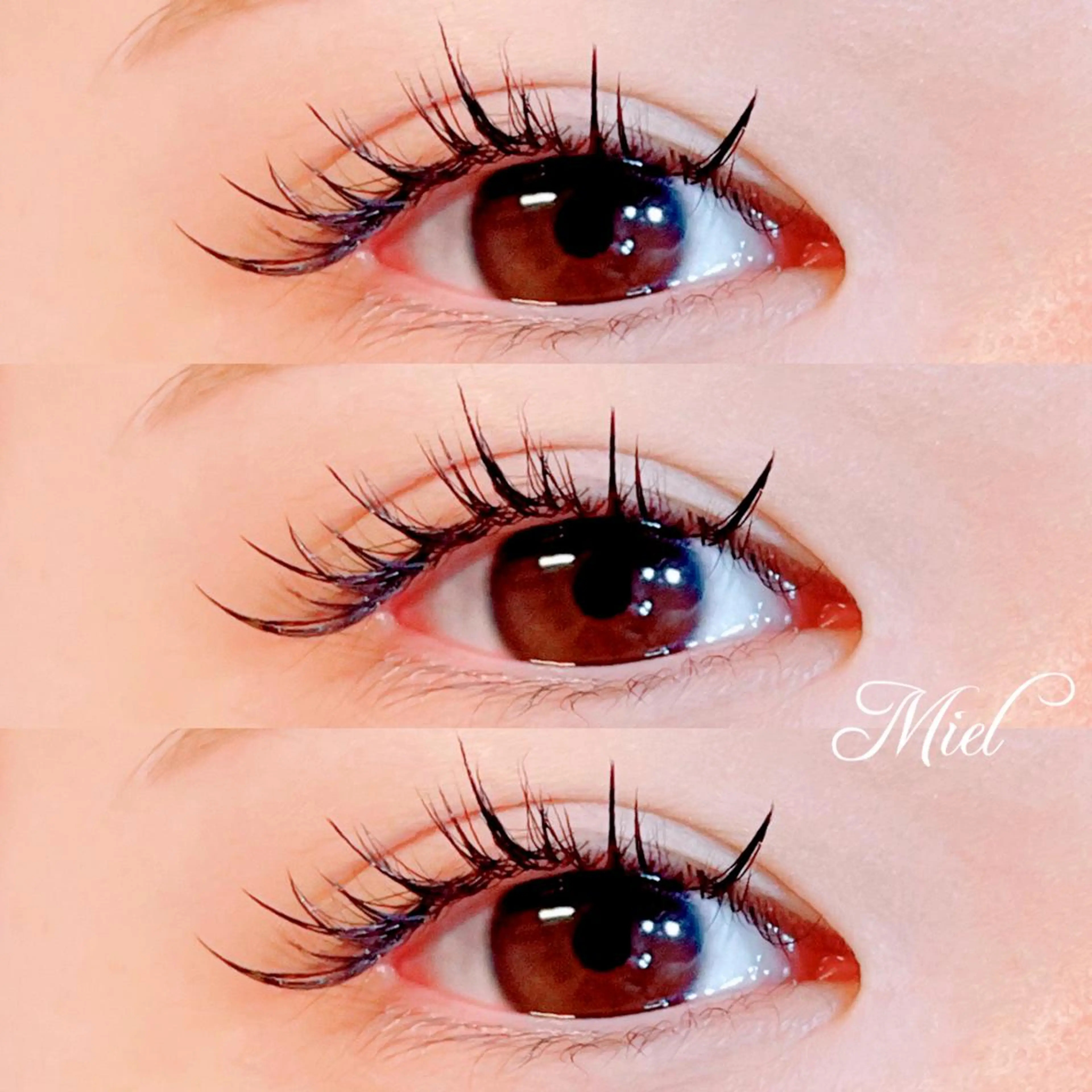 マツエク・マツパ カラーマツエク フラットラッシュ ボリュームラッシュ ワンホンマツエク Mori ✨Mystical✨のマツエク・マツパデザイン