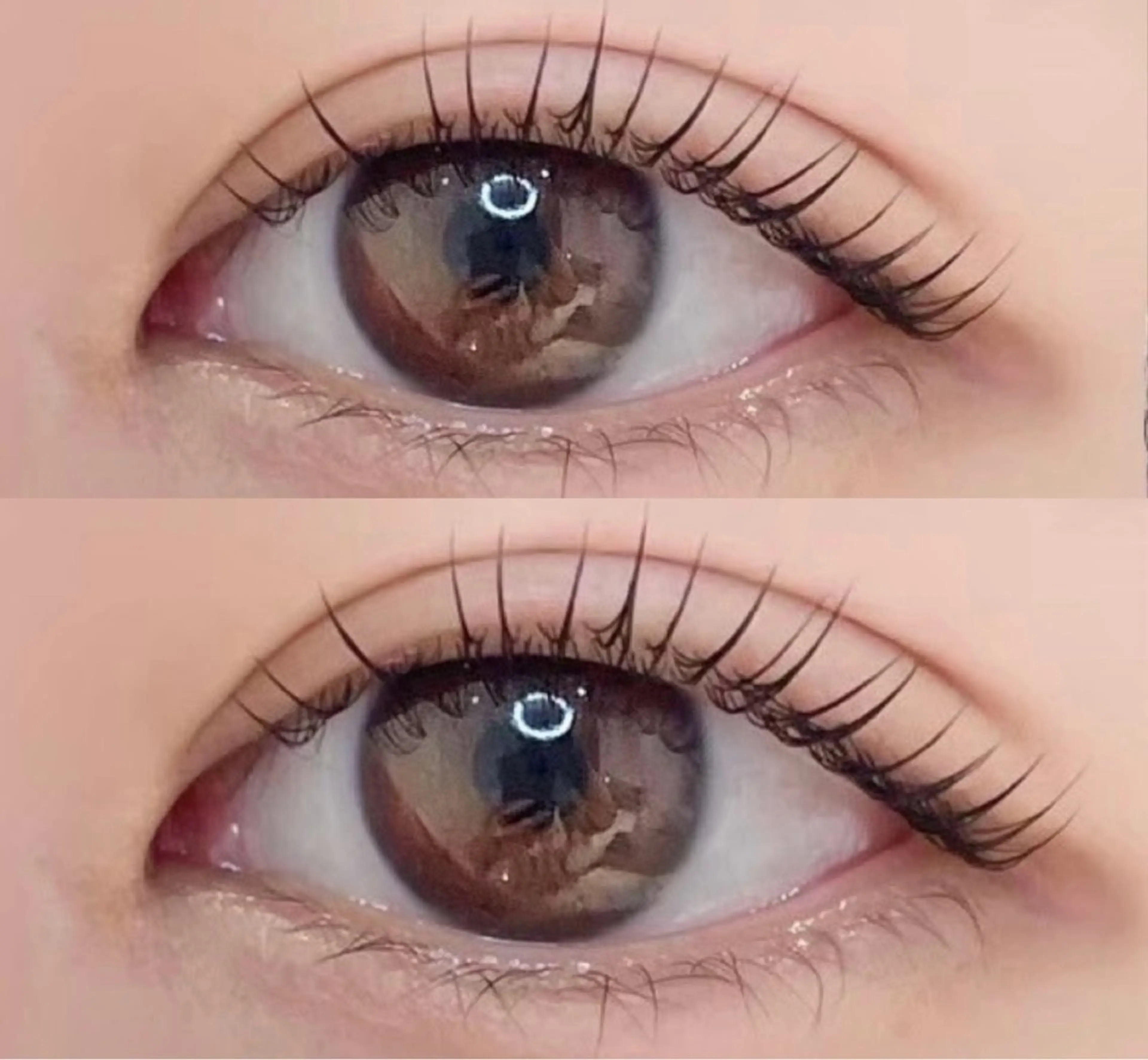 マツエク・マツパ まつげパーマ eve🐰束間まつ毛 /透明感カラーのヘアスタイル