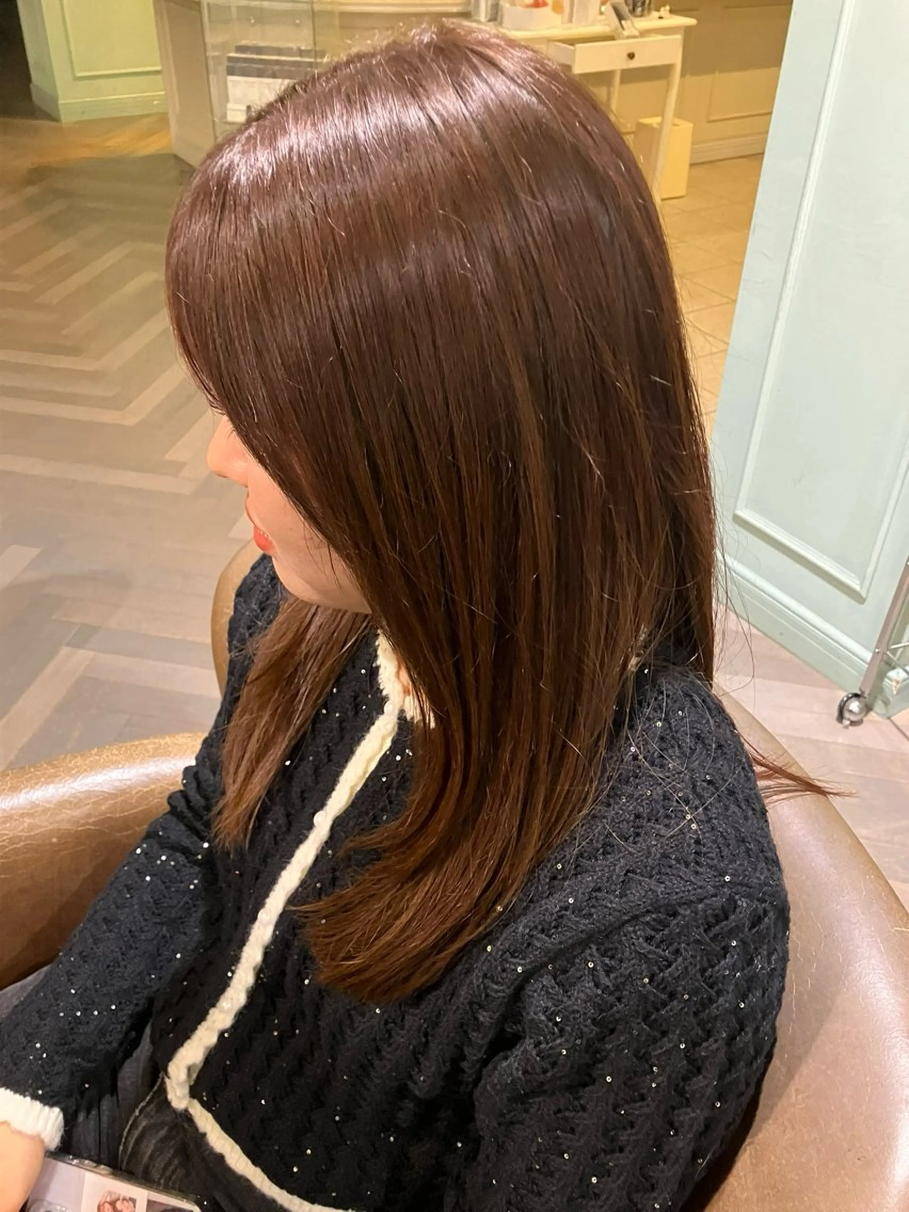 カラー ブラウンカラー ヘアカラー 森田 妃香のヘアスタイル