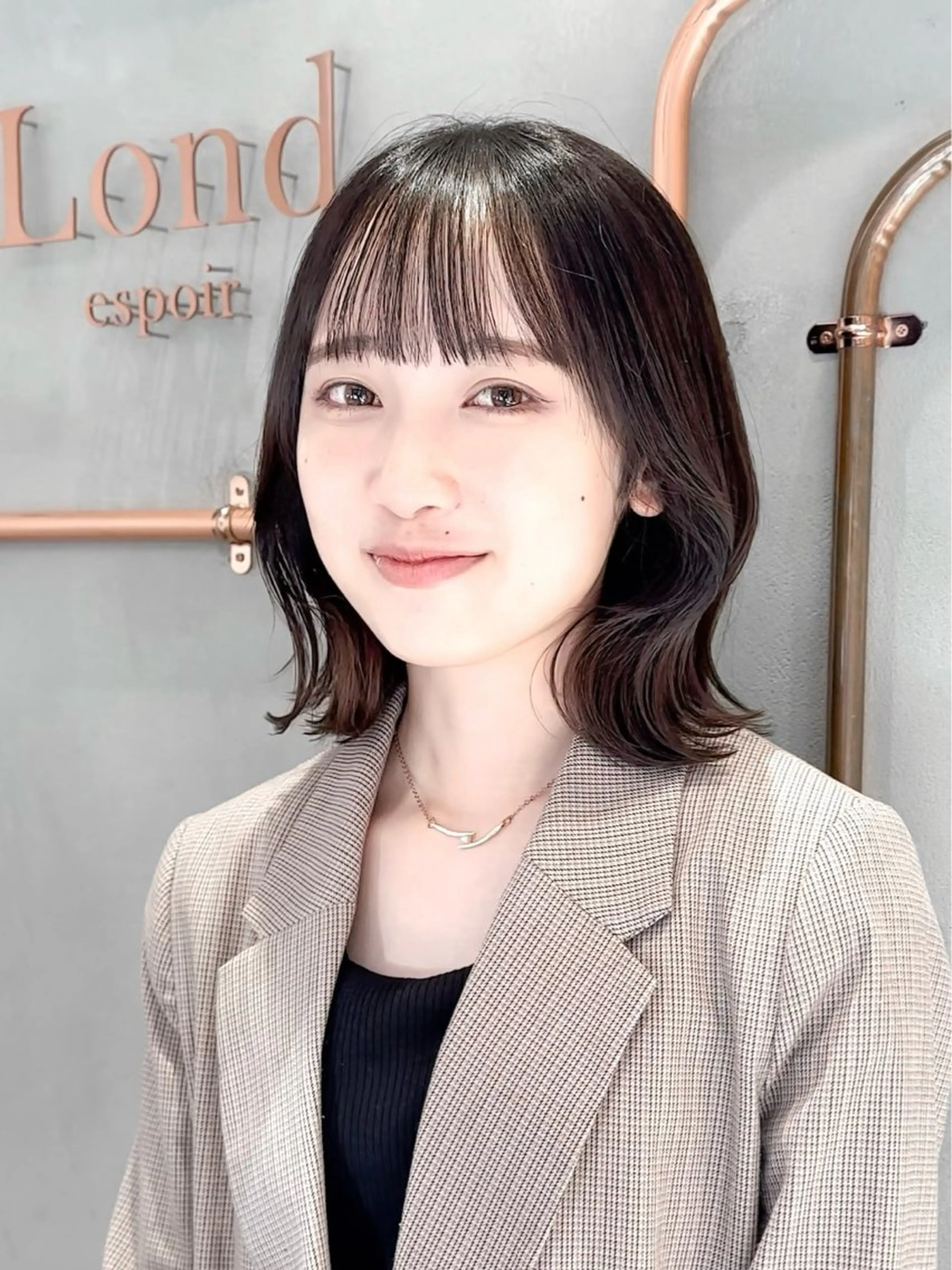 ミディアム 縮毛矯正/韓国ヘア /レイヤー🎀ミズキのヘアスタイル