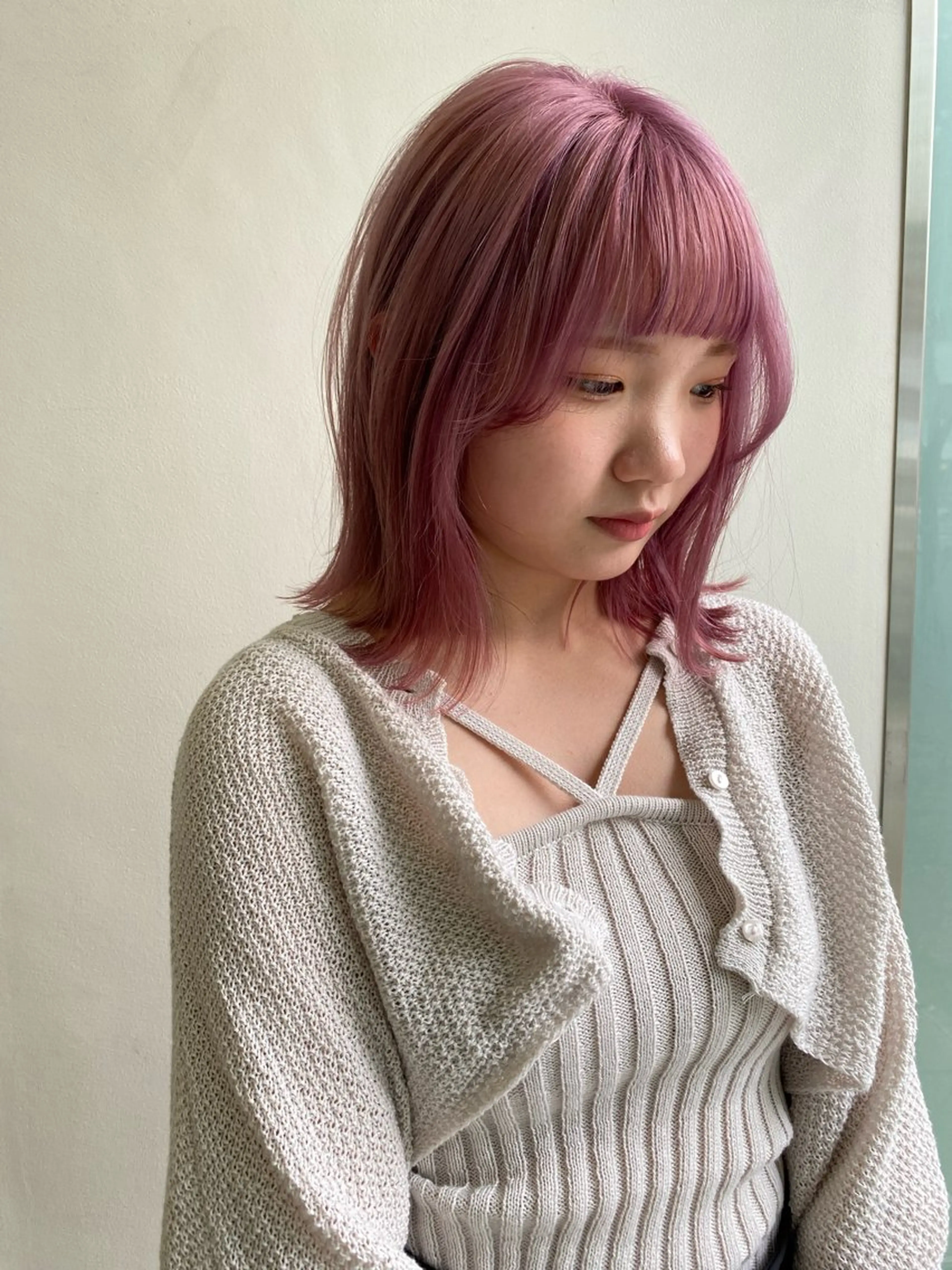 ミディアム ヘアカラー sea's所属・ヒラカホ/矢場町/ ブリーチ/似合わせのヘアスタイル