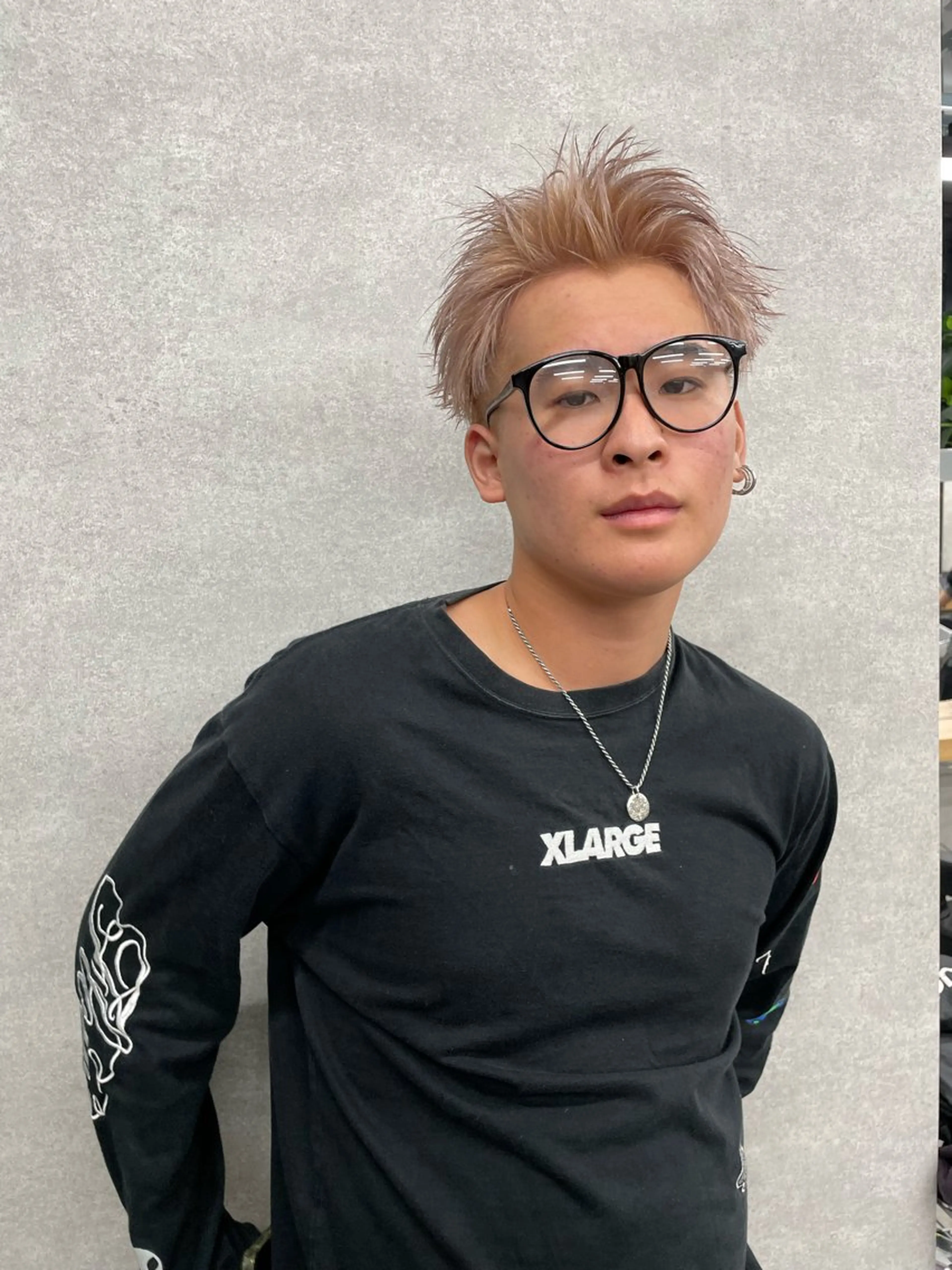 ショート カラー メンズ ショートヘア カット ヘアカラー 垢抜けハイトーン☀／ 笑顔の美容師／しゅんのヘアスタイル