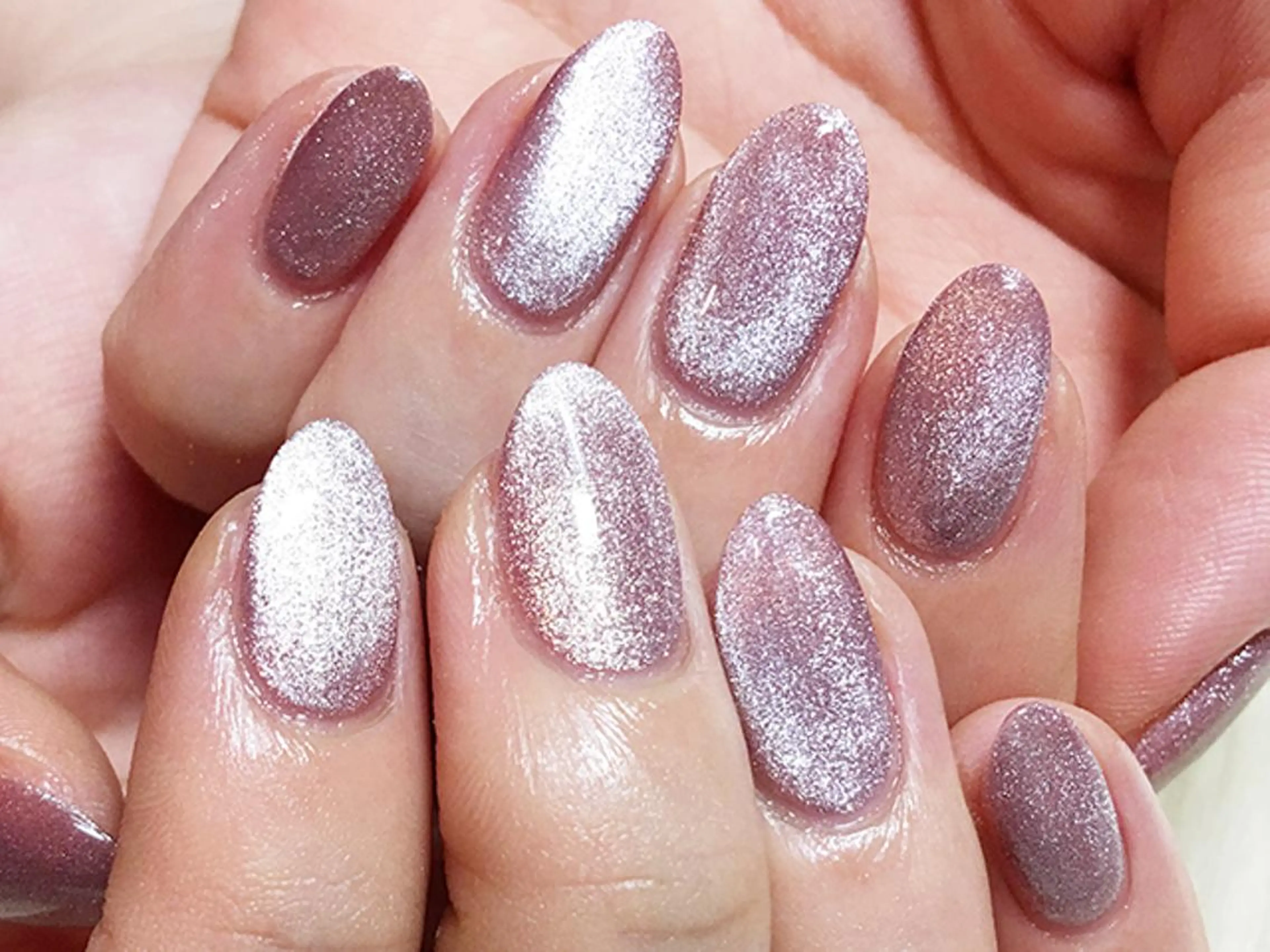 💅💜SNSで話題💠【オフ込・マグネットネイル★】マグネットフレンチもOK♪の写真