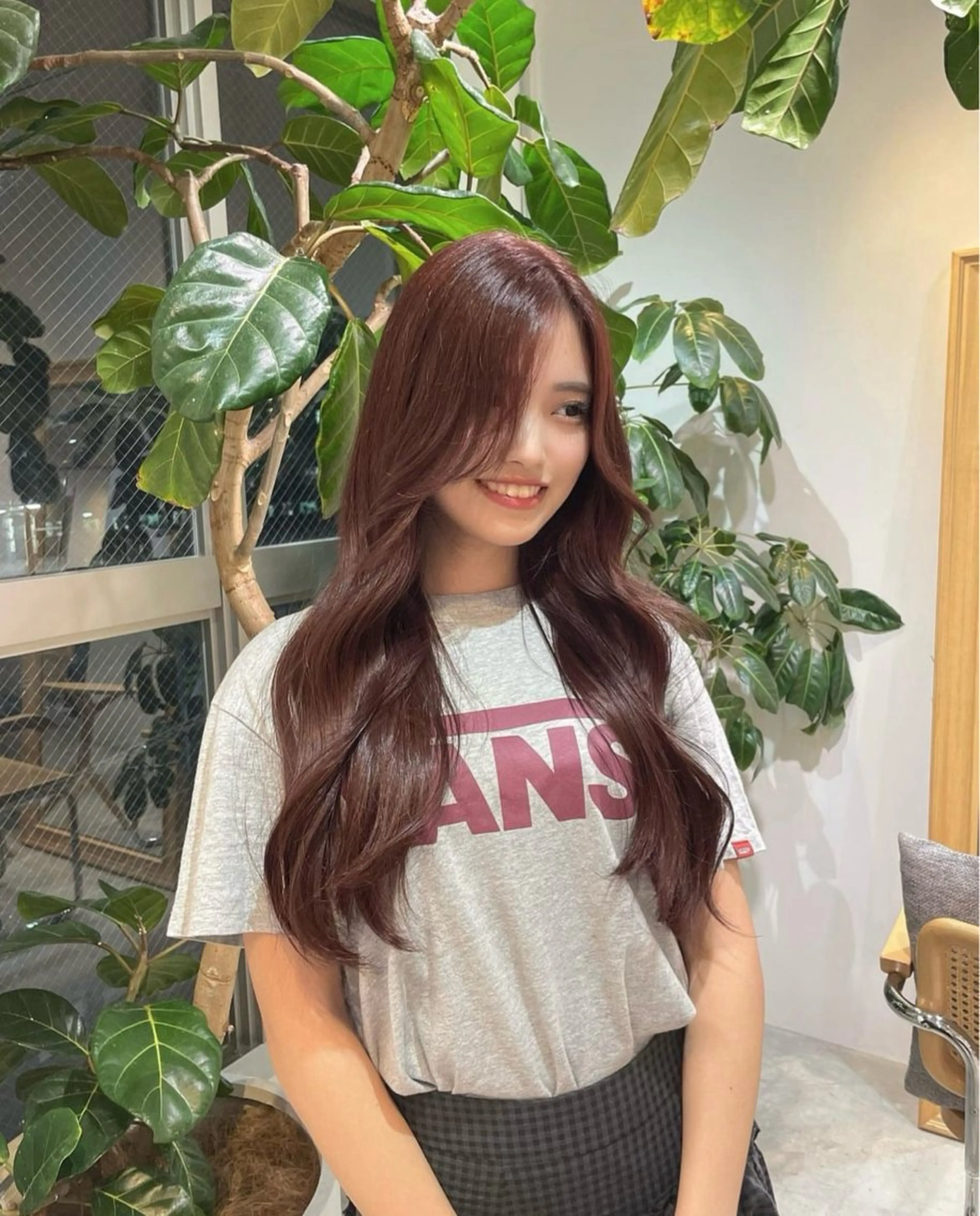 カラー morita yunaのヘアスタイル