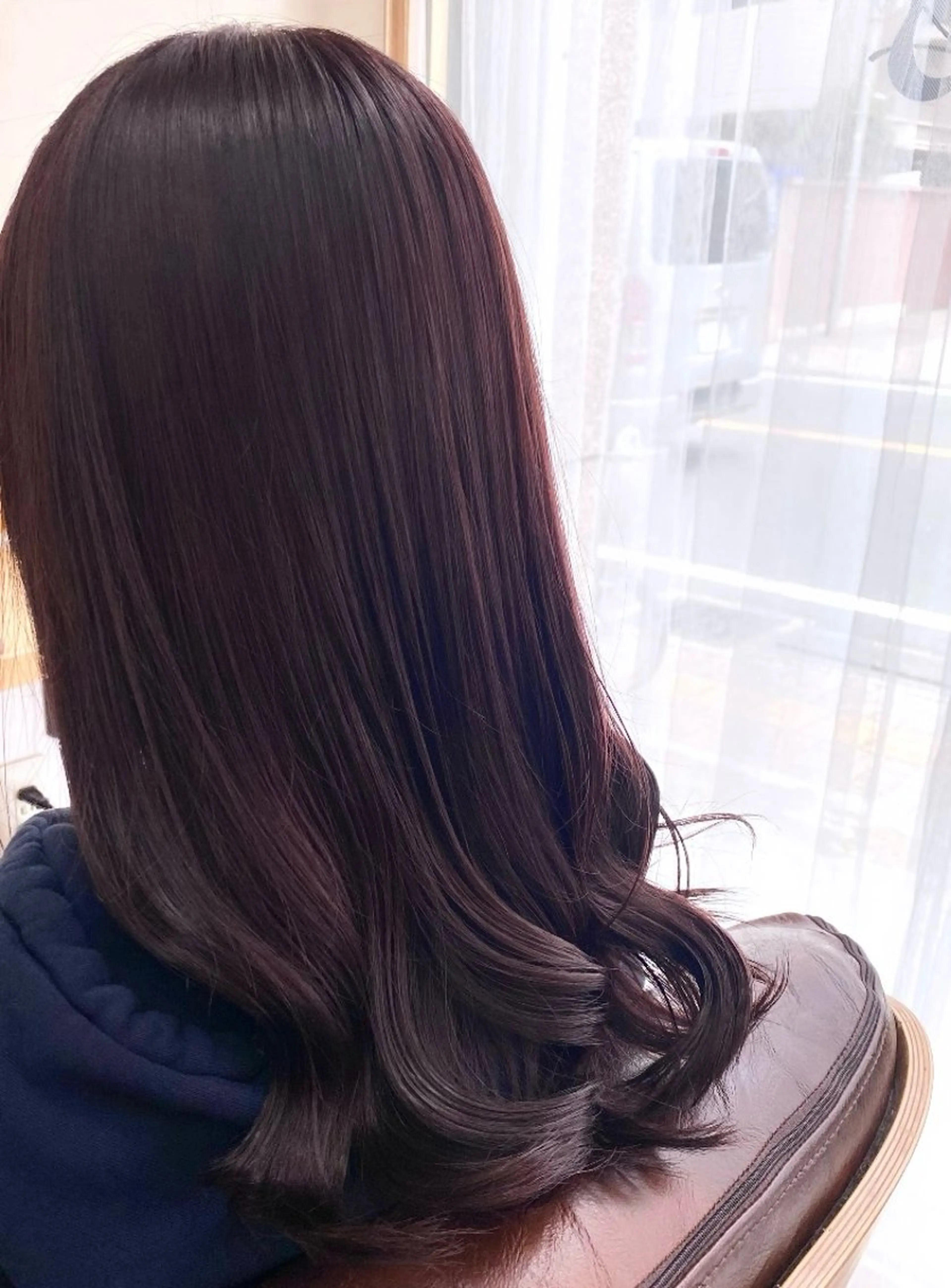 セミロング カラー ラベンダーカラー ピンクカラー ピンクラベンダー Repos by moi所属・RINA/特殊ヘア/ 高発色ワンカラーのヘアスタイル