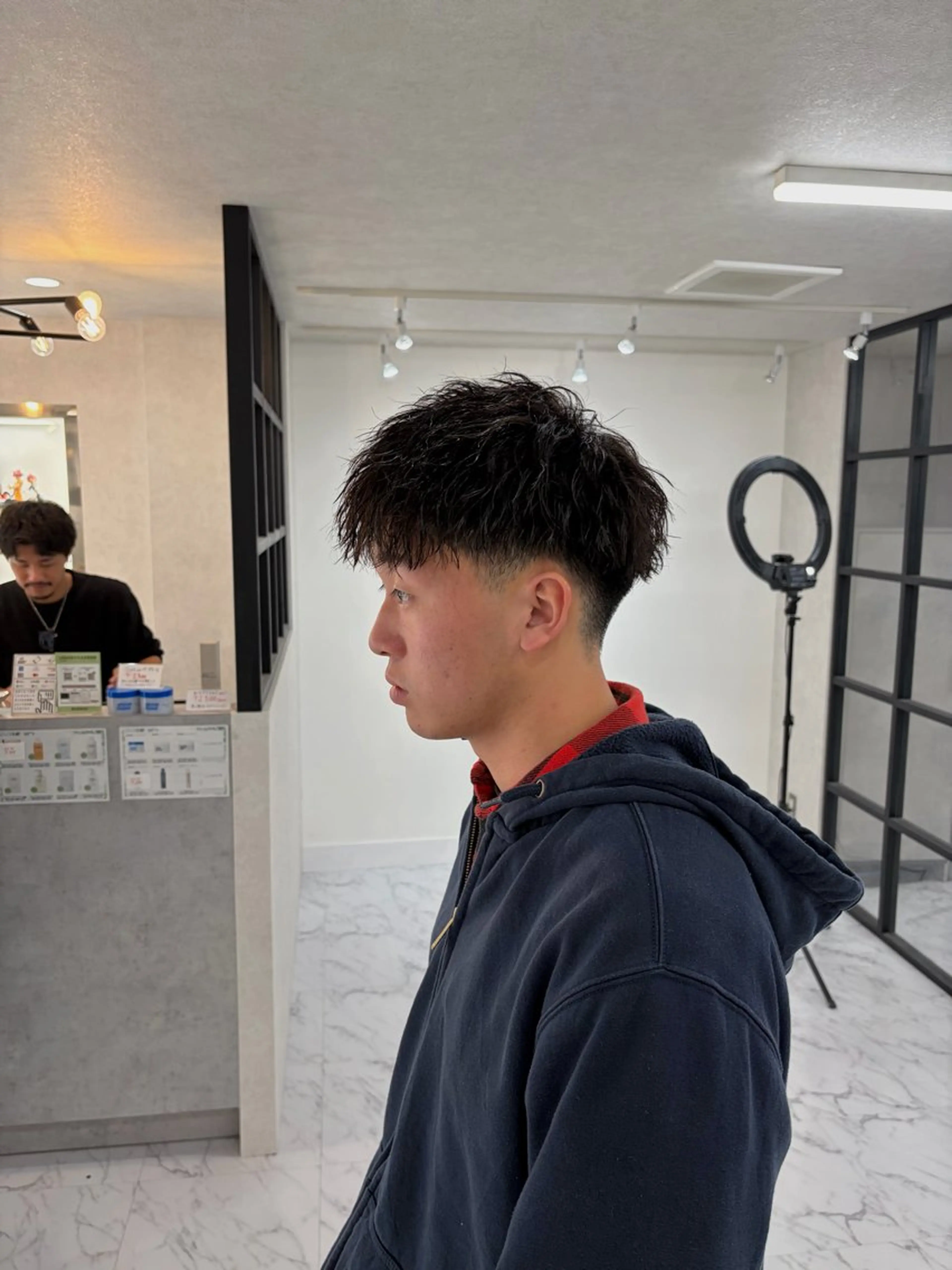 メンズ カット パーマ 木村 拓美のヘアスタイル