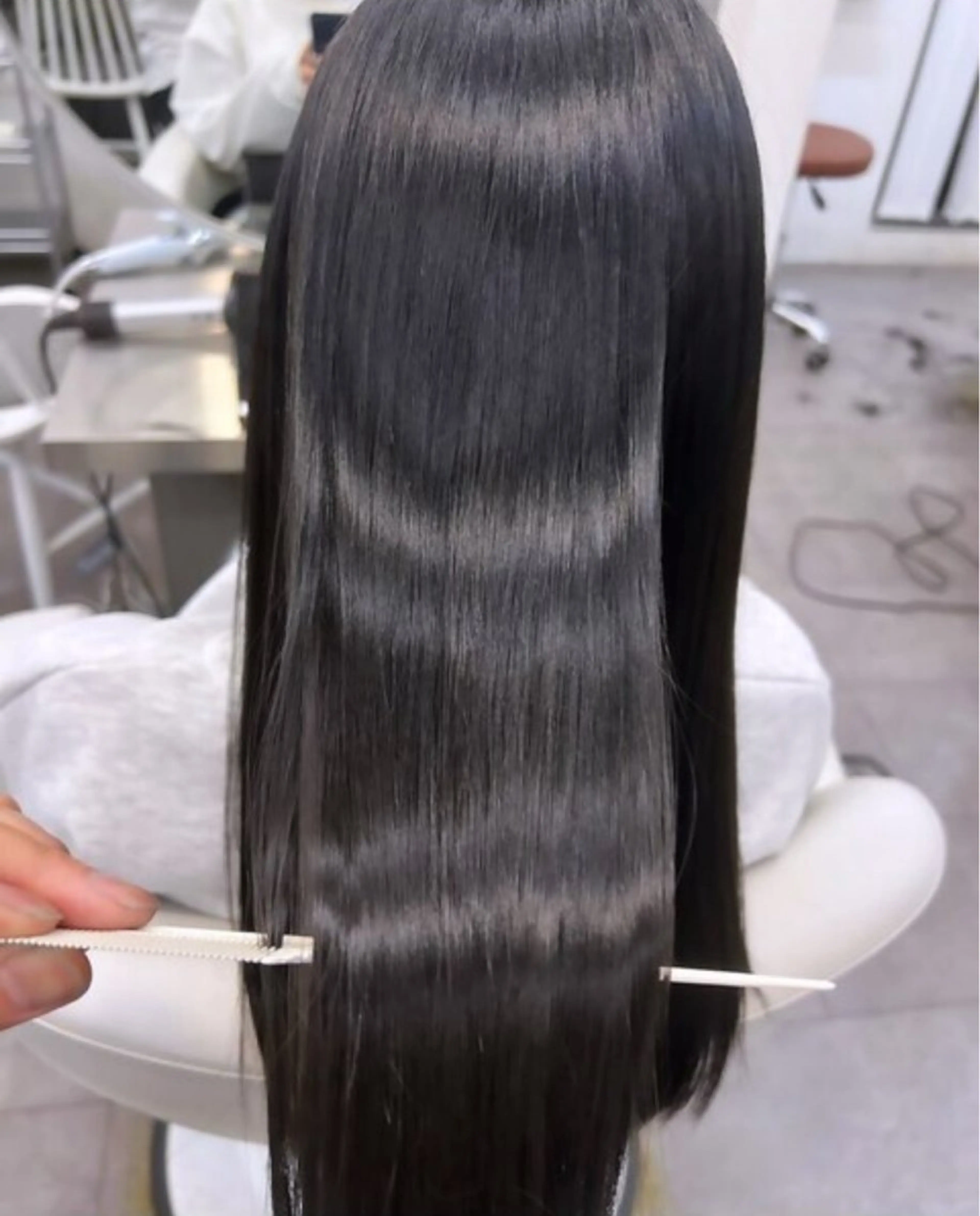 カラー ブリーチ ケアカラー ブリーチなしカラー ヘアカラー トリートメント mayu /韓国風/艶カラーのヘアスタイル