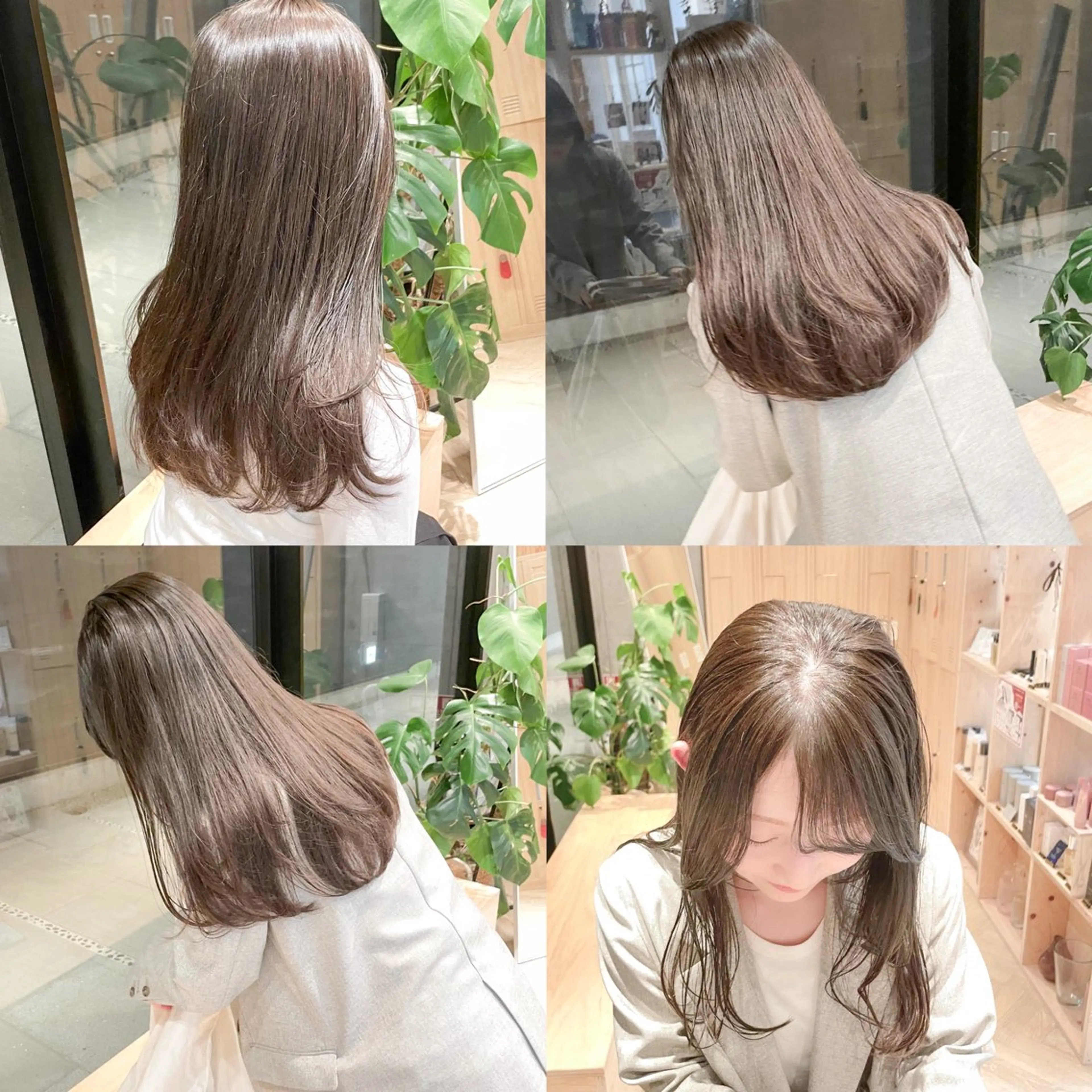 ⭐️人気No.1⭐️ブリーチなしワンカラー🥣(ヘアパックトリートメント付)の写真