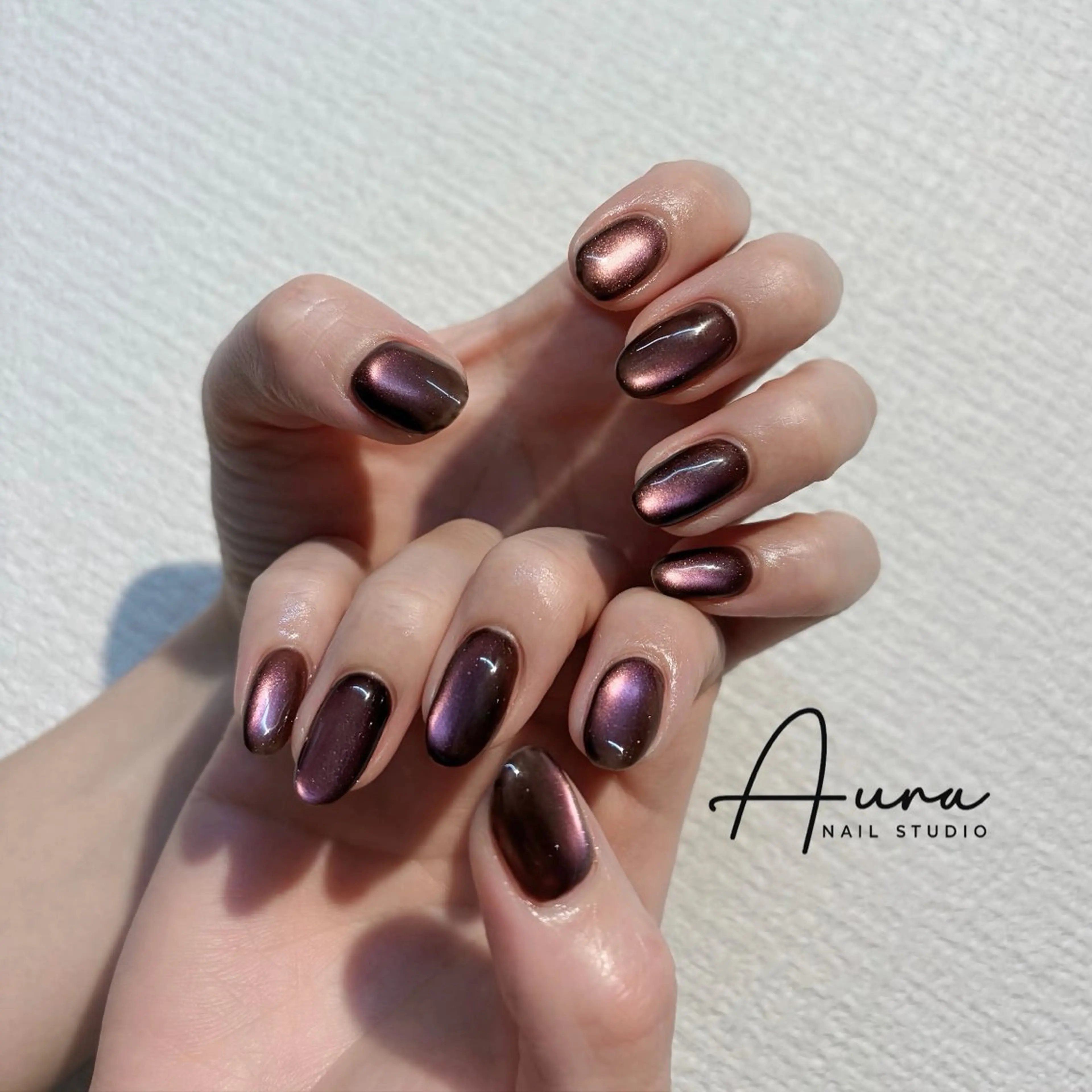 ネイル ハンドネイル Aura Nail Maiのネイルデザイン