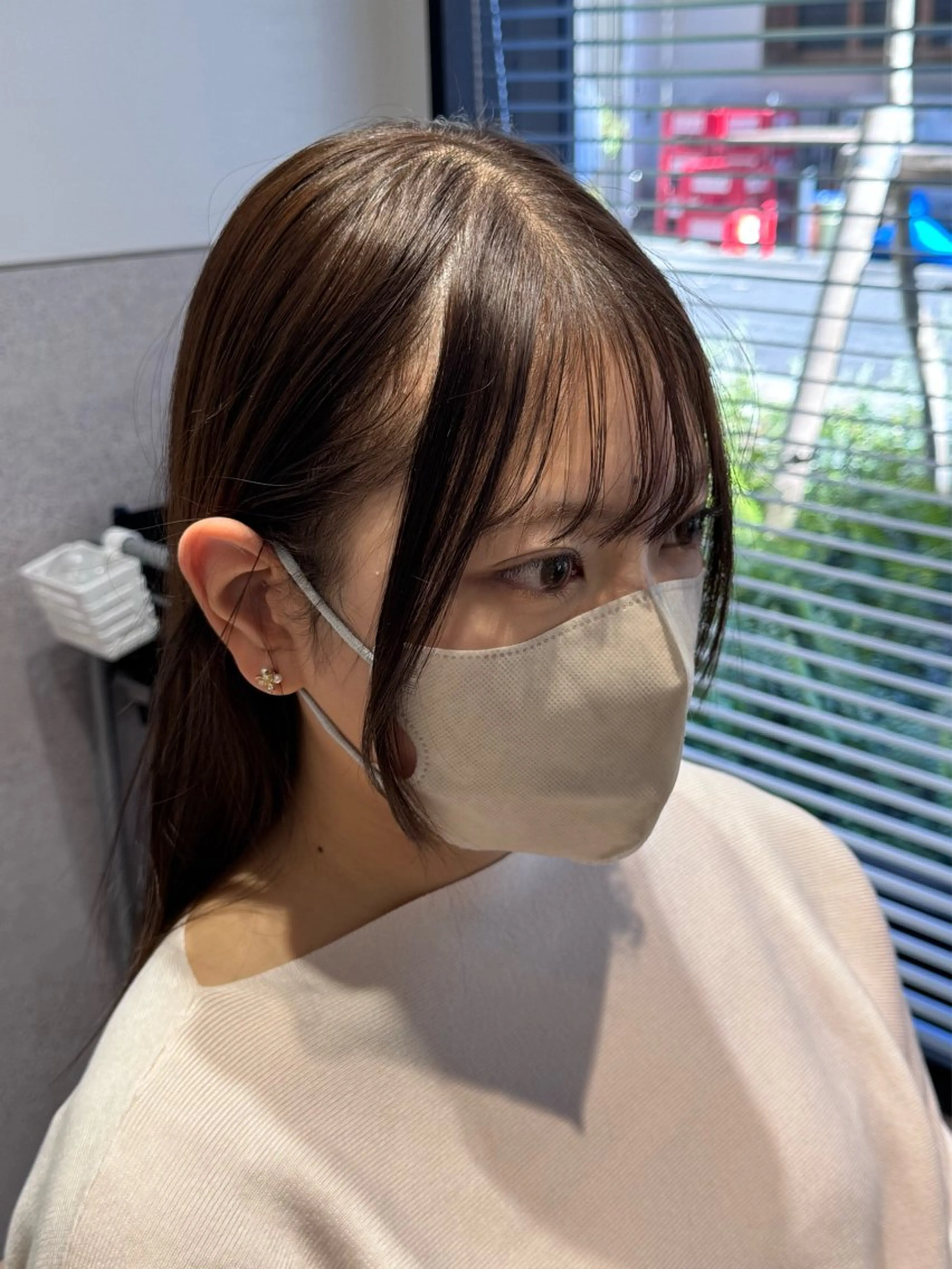 セミロング 映える顔まわり/前髪 特化 💗 ユキマのヘアスタイル