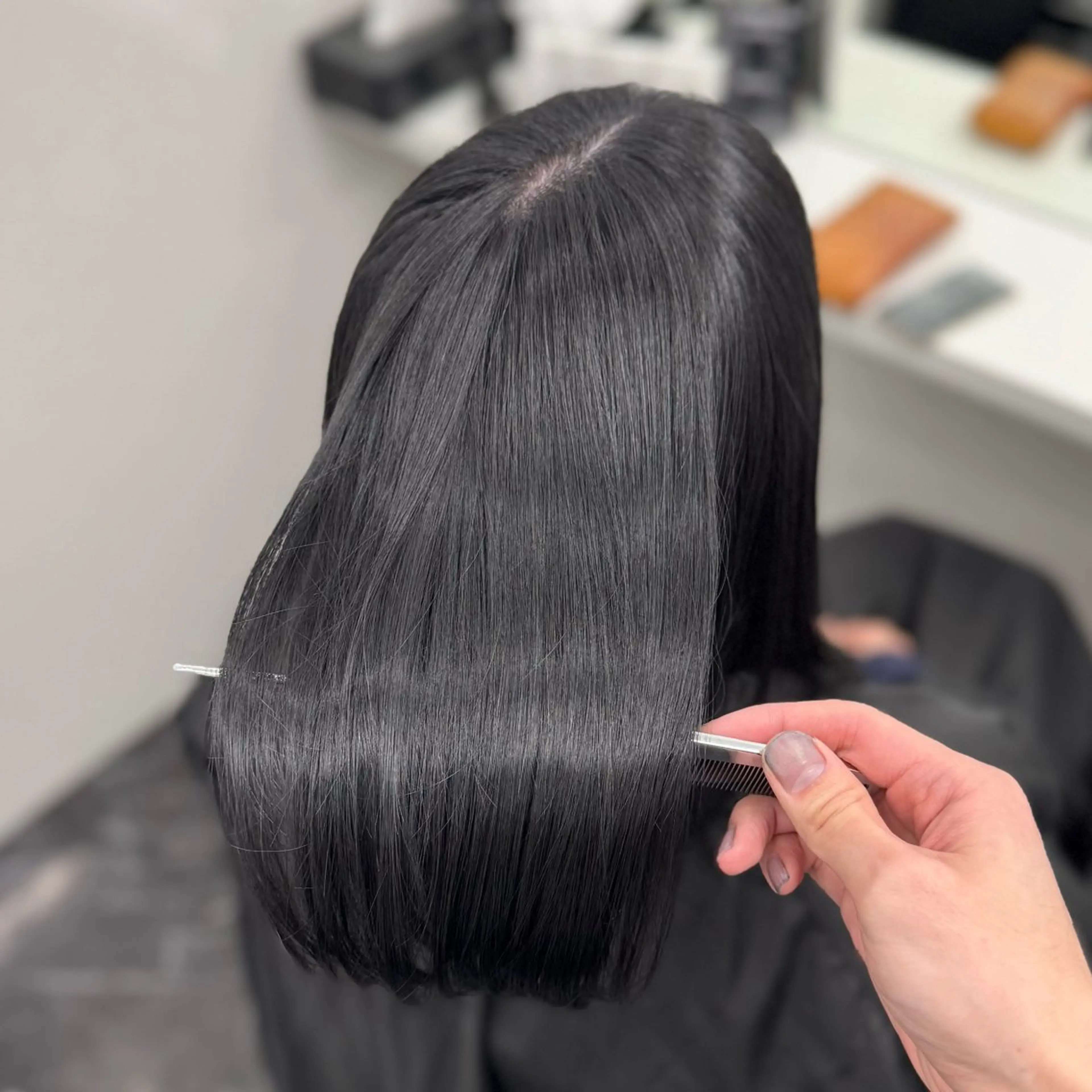 ロング パーマ 髪質改善 韓国風ヘア 縮毛矯正 トリートメント ヘアカラー トリートメント ブリーチなしカラー I 髪質改善Ⅰたつやのヘアスタイル