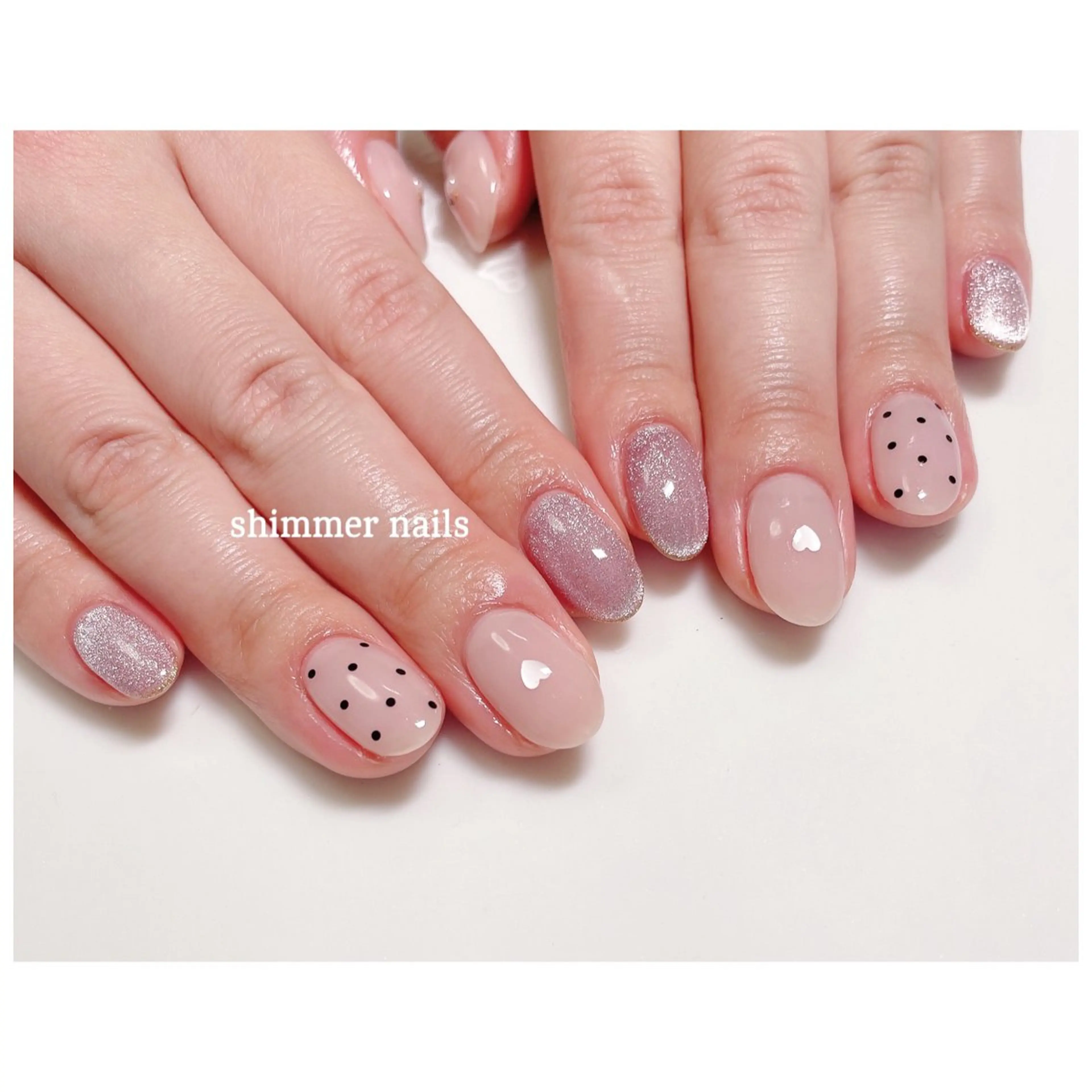 ネイル ドット shimmer nailsのネイルデザイン