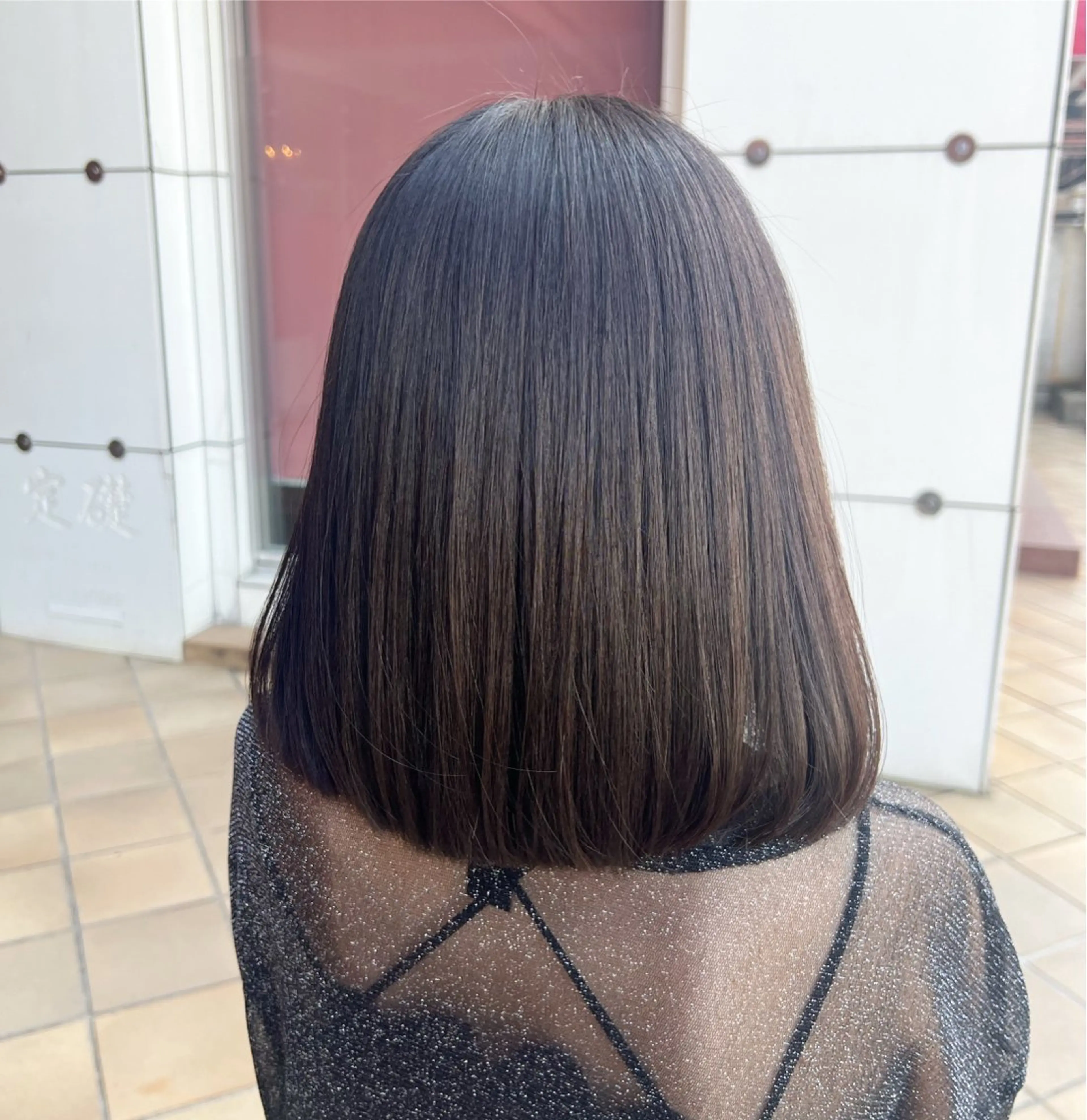 ショート パーマ 学生 縮毛矯正 藤川 瑛梨奈のマツエク・マツパデザイン