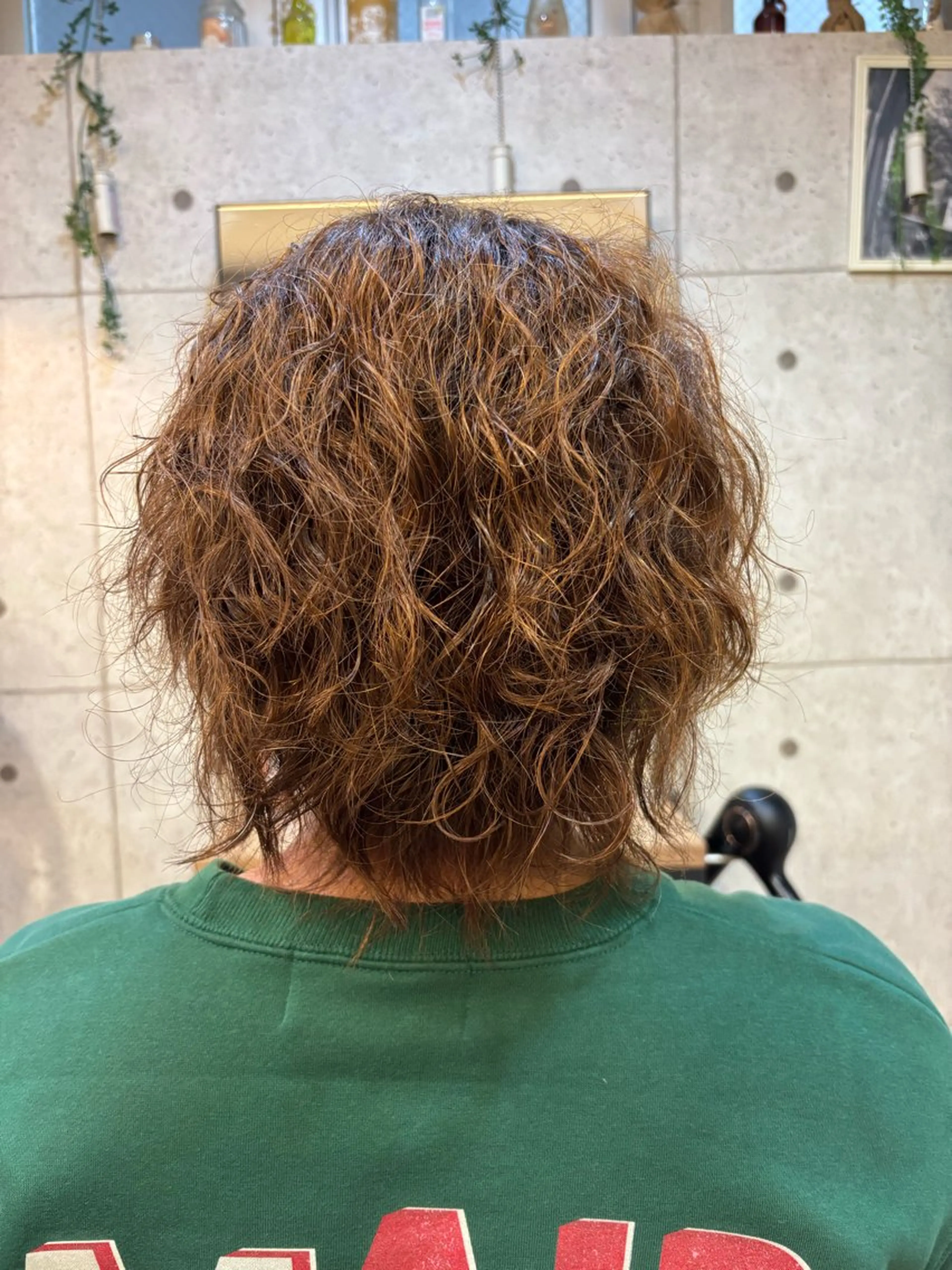 メンズカット＋ツイストパーマの写真