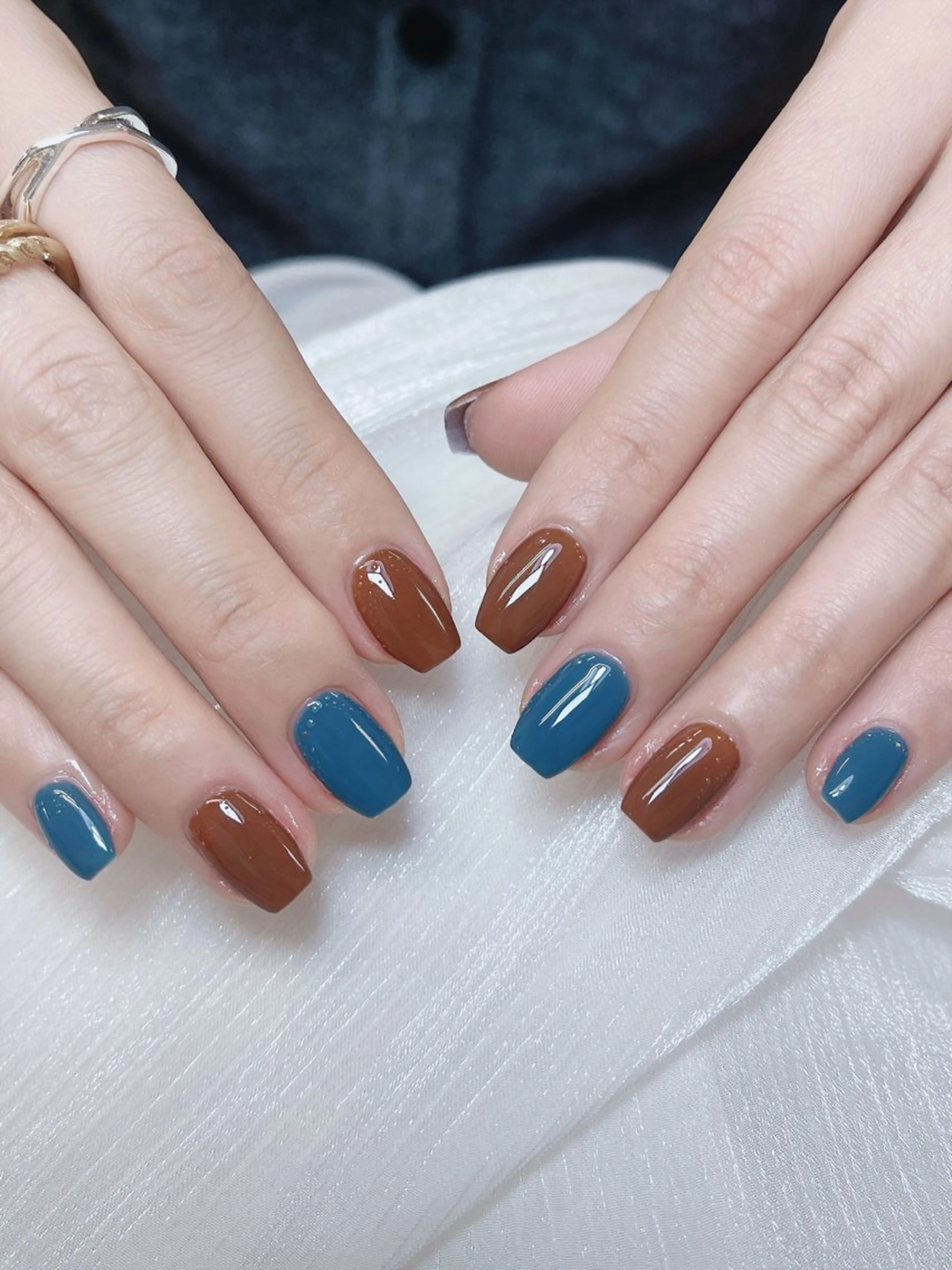 ネイル チークネイル 成人式 フレンチネイル グラデーション 氷ネイル・うるうるネイル ハンドネイル DUO MI所属・DUO   MI nail salonのネイルデザイン