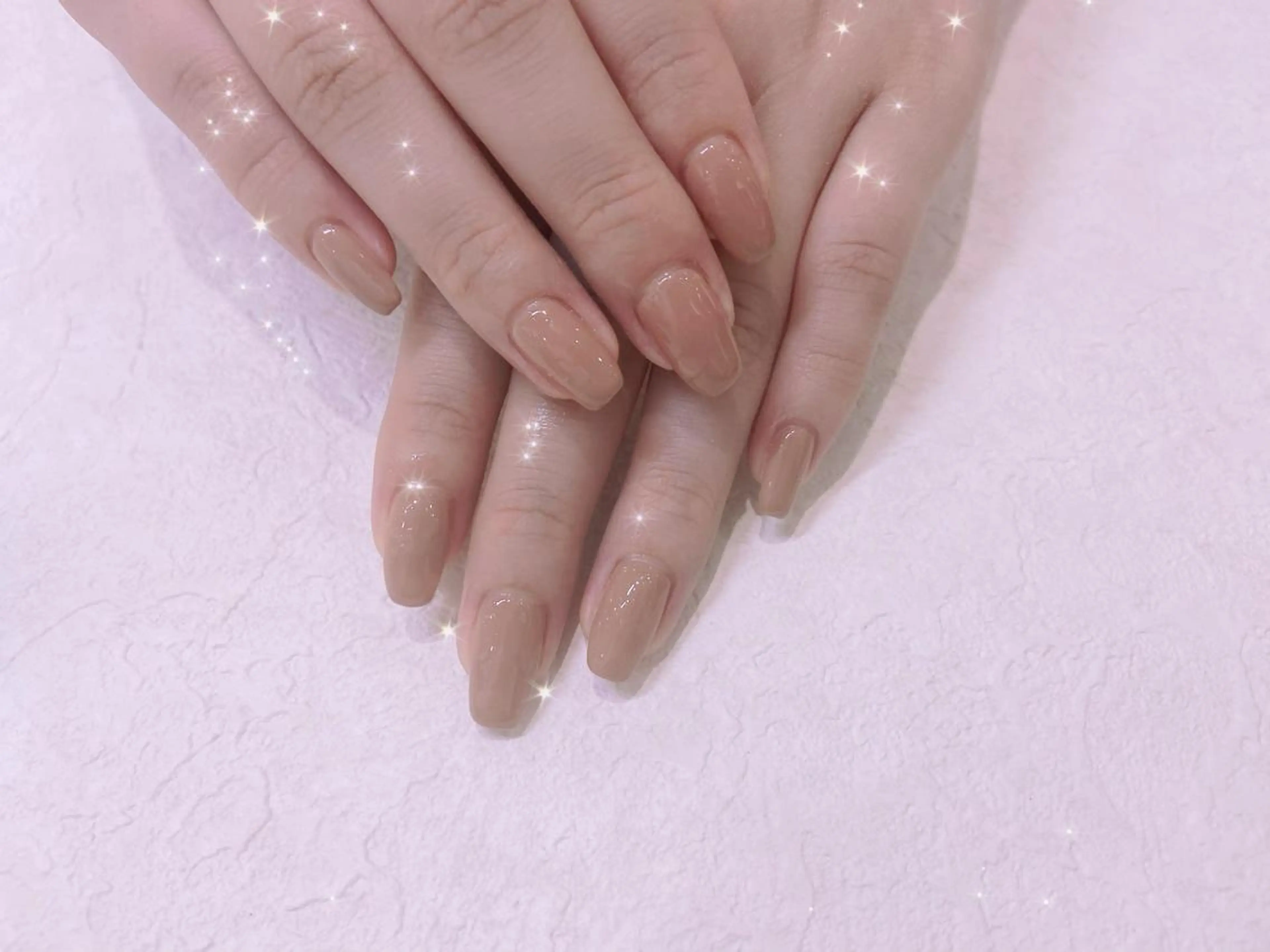 ネイル ワンカラーネイル ハンドネイル ハンドケア Moci Nail Salonのネイルデザイン