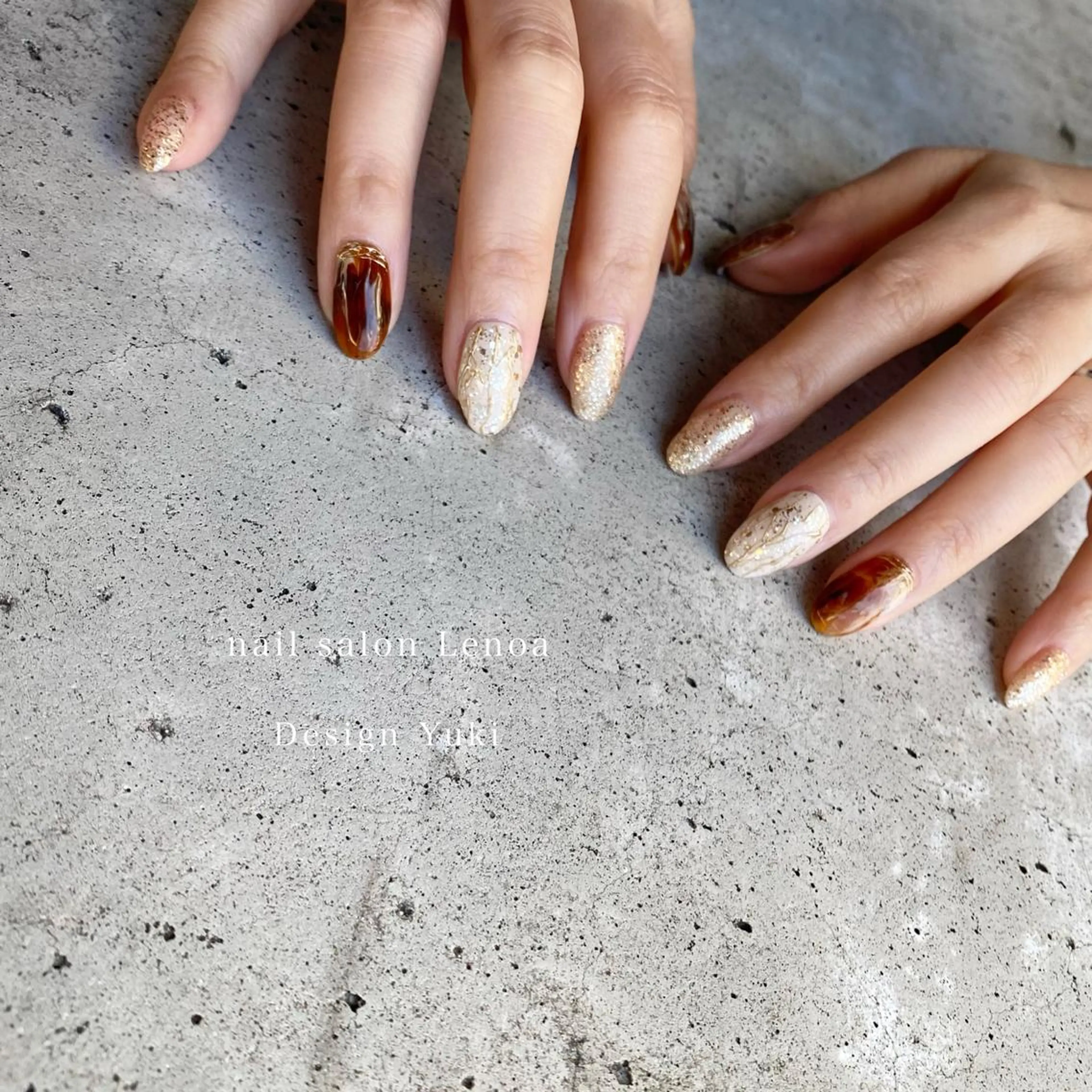 ネイル ハンドネイル Lenoa Yukiのネイルデザイン