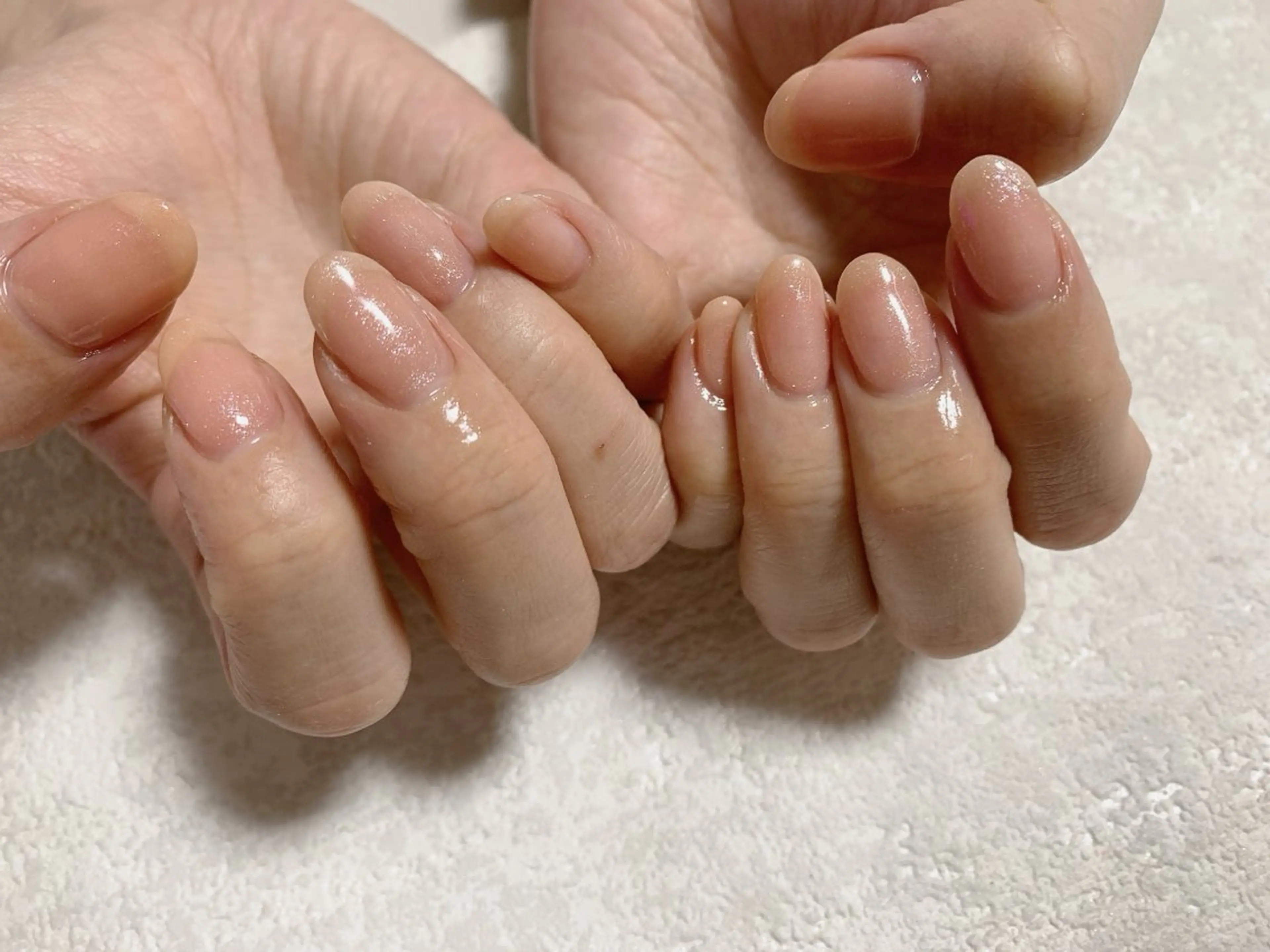 ネイル ジェルネイル キラキラネイル メンズネイル ワンカラーネイル パラジェル kiki nail たまプラーザのネイルデザイン