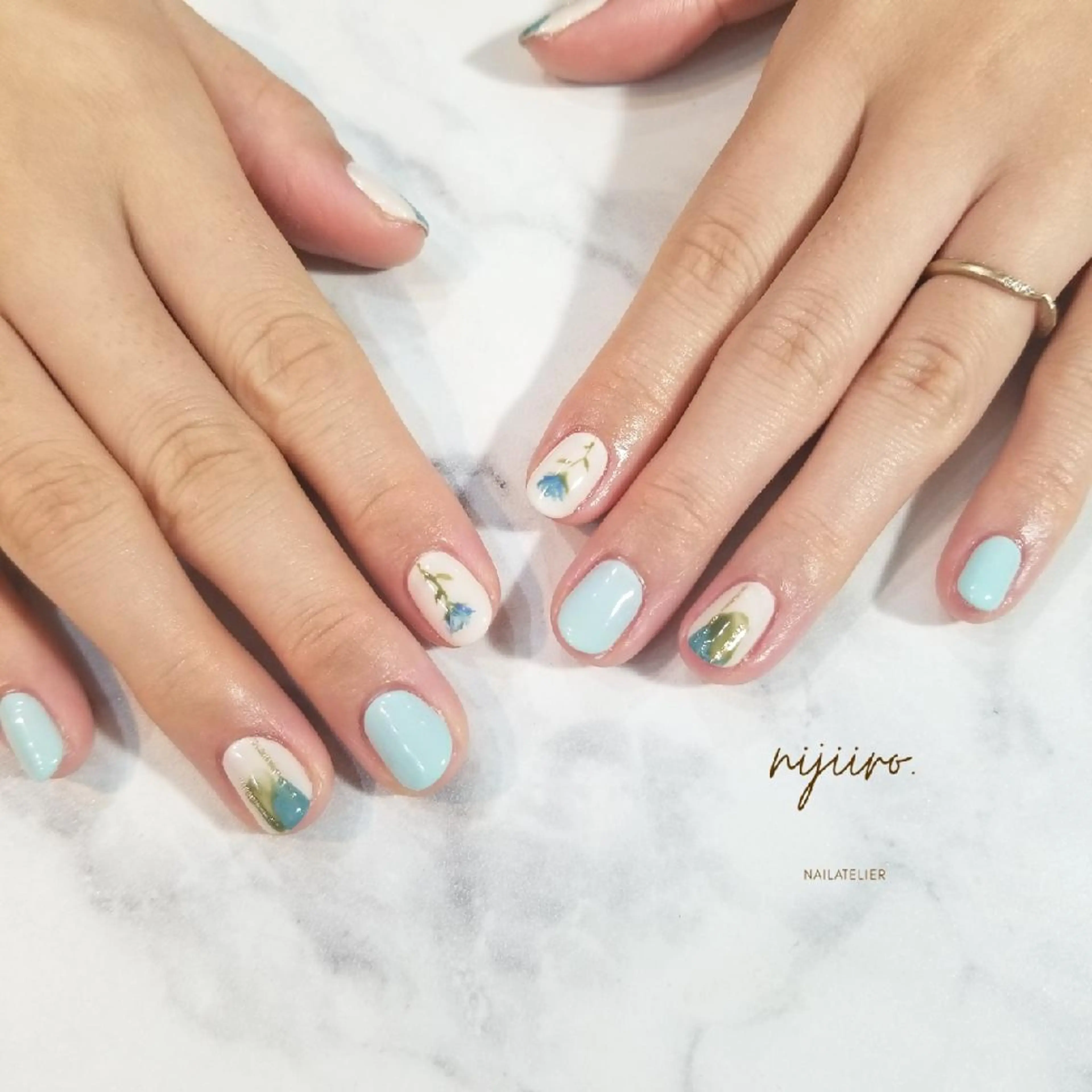 ネイル ハンドネイル nailatelier nijiiro.所属・nijiiro🌈 サトウのネイルデザイン