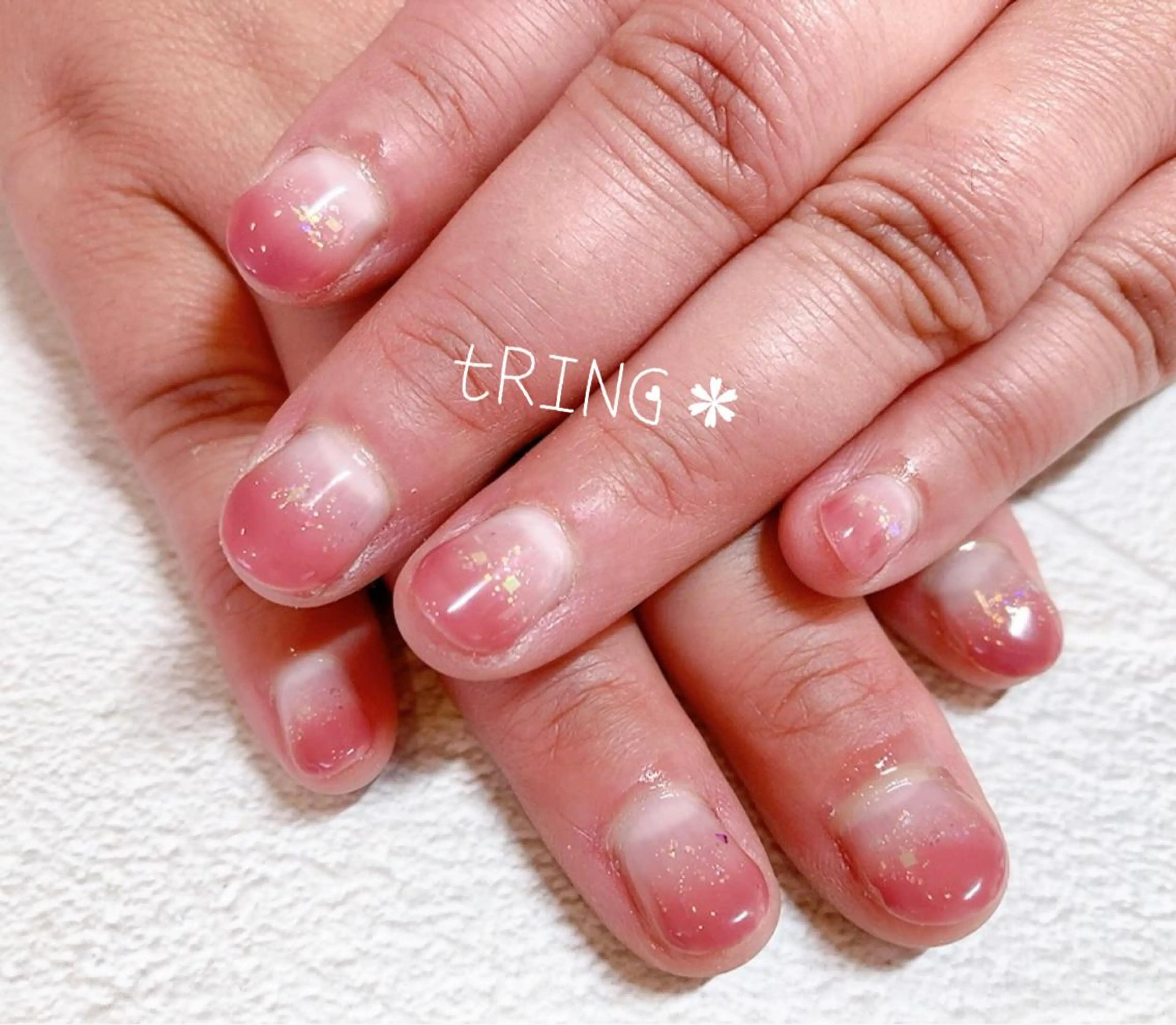 ネイル ハンドネイル tRING＊ しいの木台のネイルデザイン