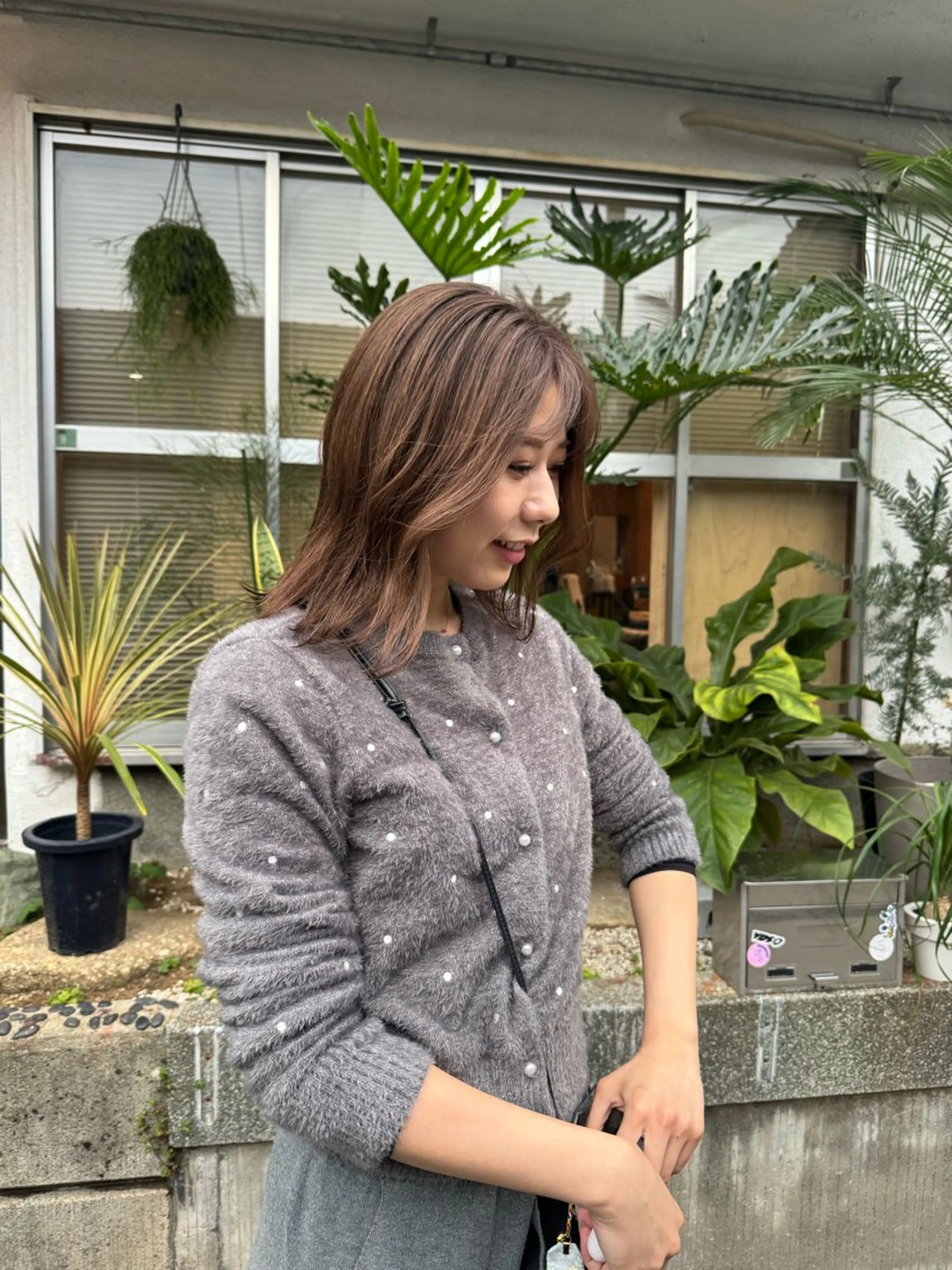 カラー ベージュカラー イルミナカラー カット ヘアカラー トリートメント 大迫 江梨のヘアスタイル