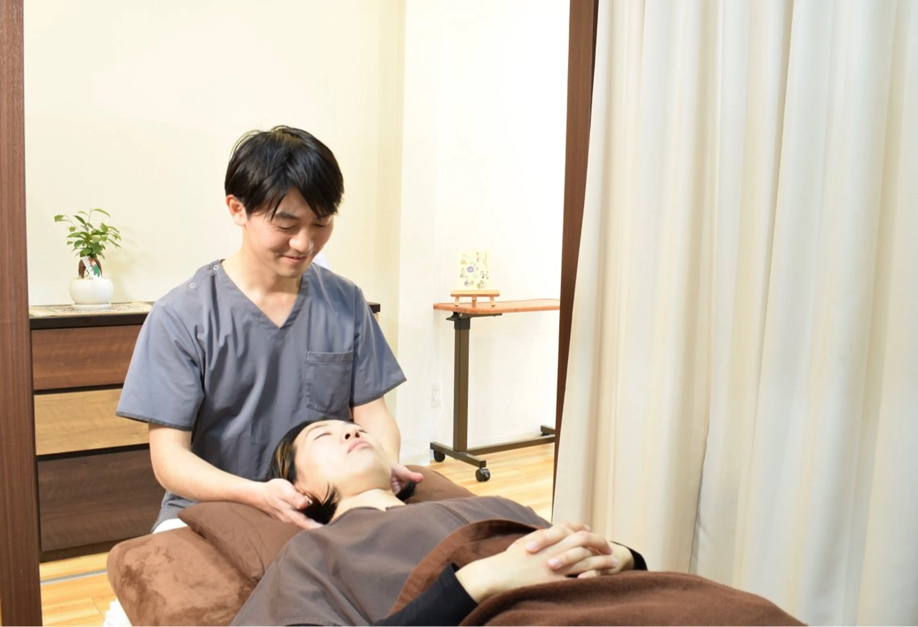 バキボキしないのにしっかり全身歪み矯正の写真