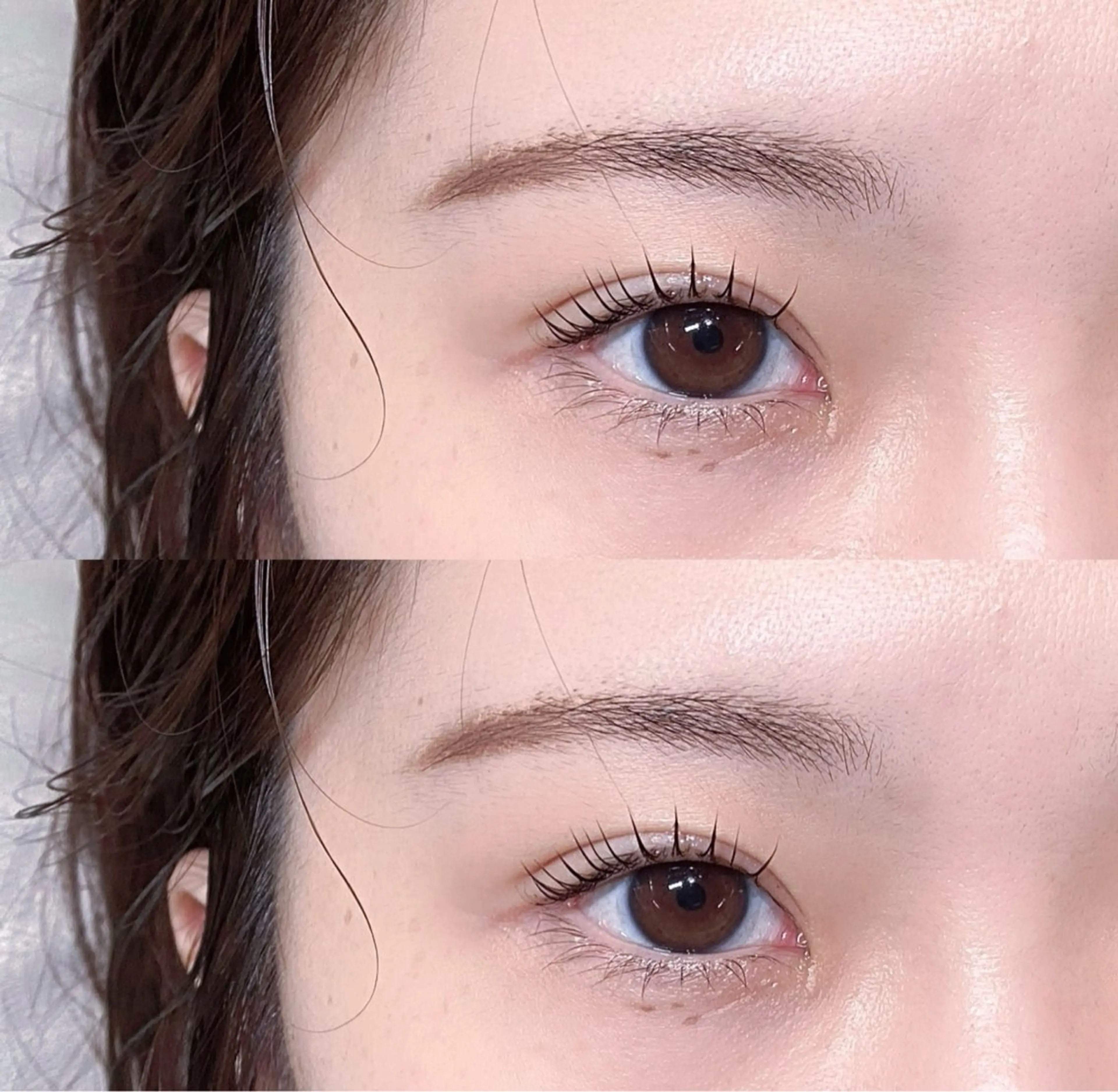 マツエク・マツパ パリジェンヌラッシュリフト 一重×まつ毛パーマ THROW KAORIのマツエク・マツパデザイン