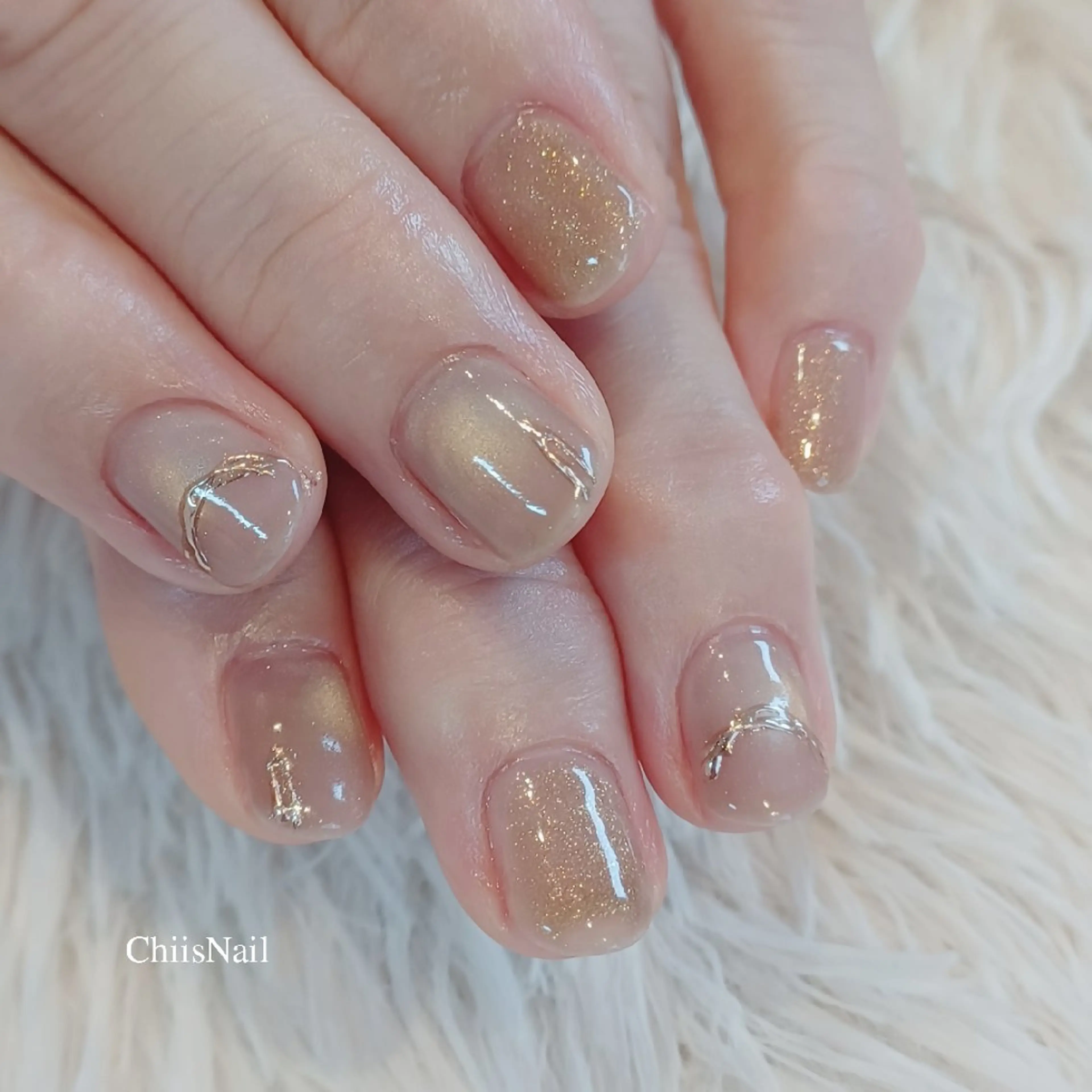 ネイル オフィスネイル シンプルネイル ハンドネイル ChiisNail ﾁｨｽﾞﾈｲﾙのネイルデザイン