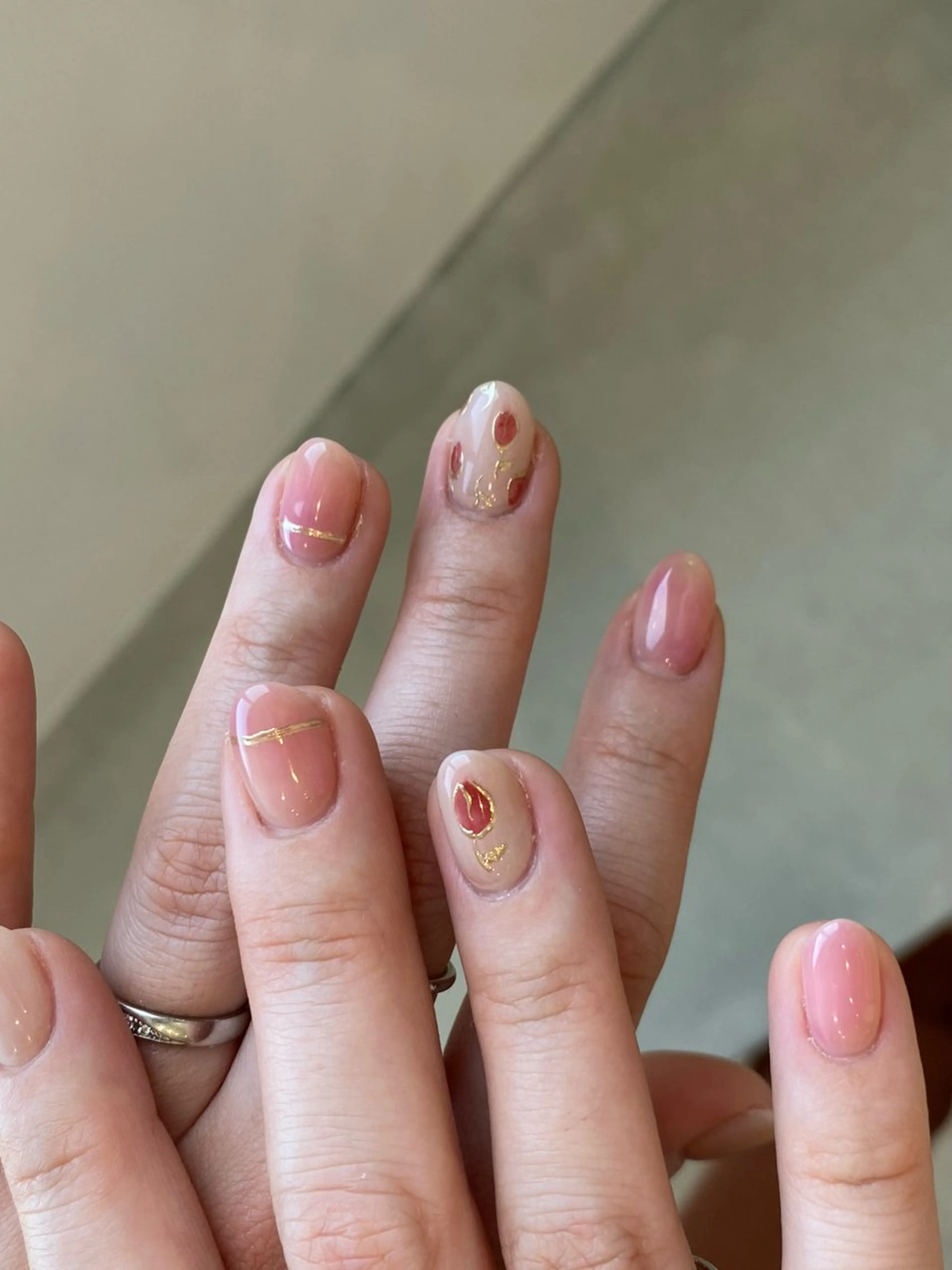 ネイル 春ネイル ANNE 綾瀬店 練習モデル様募集中のネイルデザイン