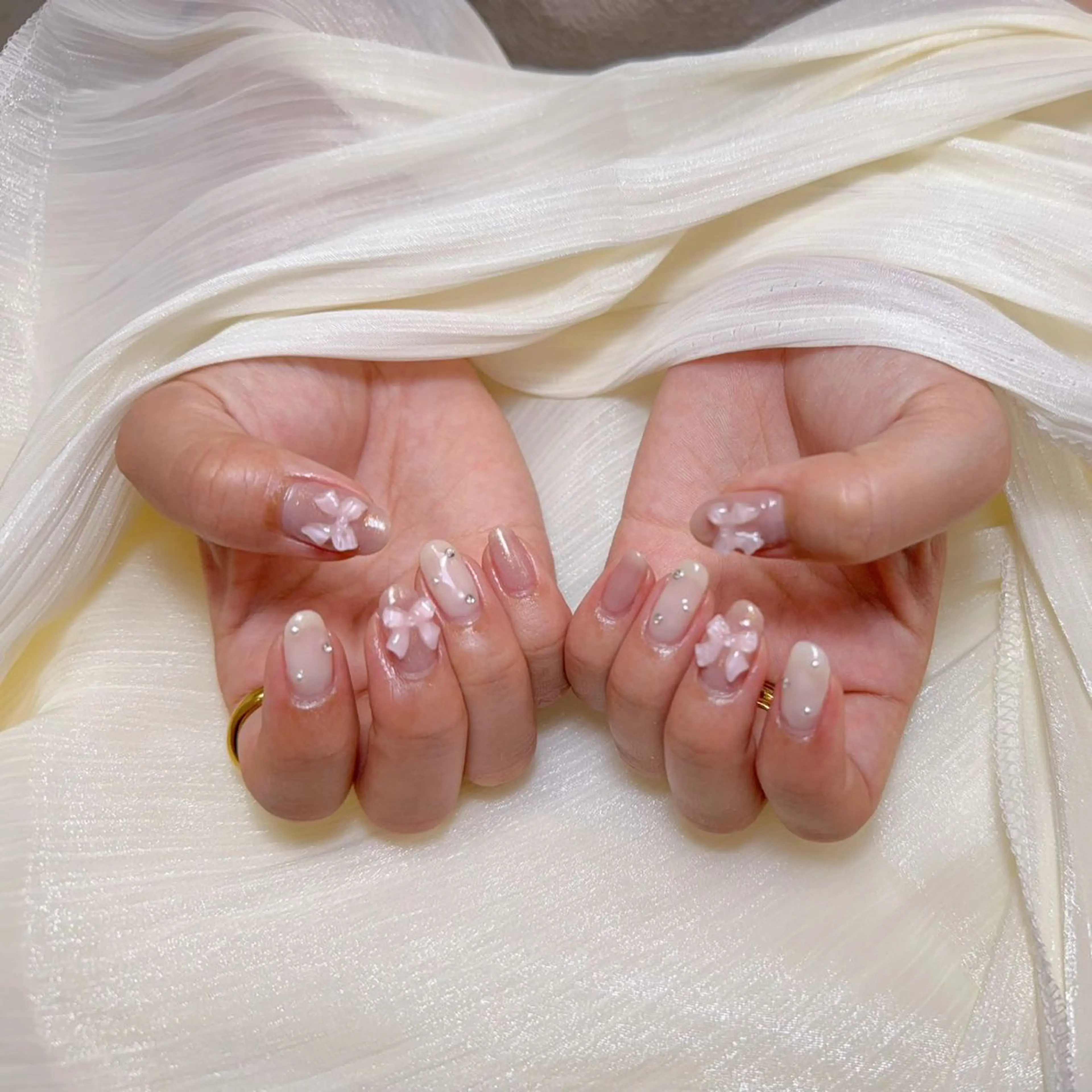 ネイル ハンドネイル ハンドケア 🍑 momo_nailのネイルデザイン