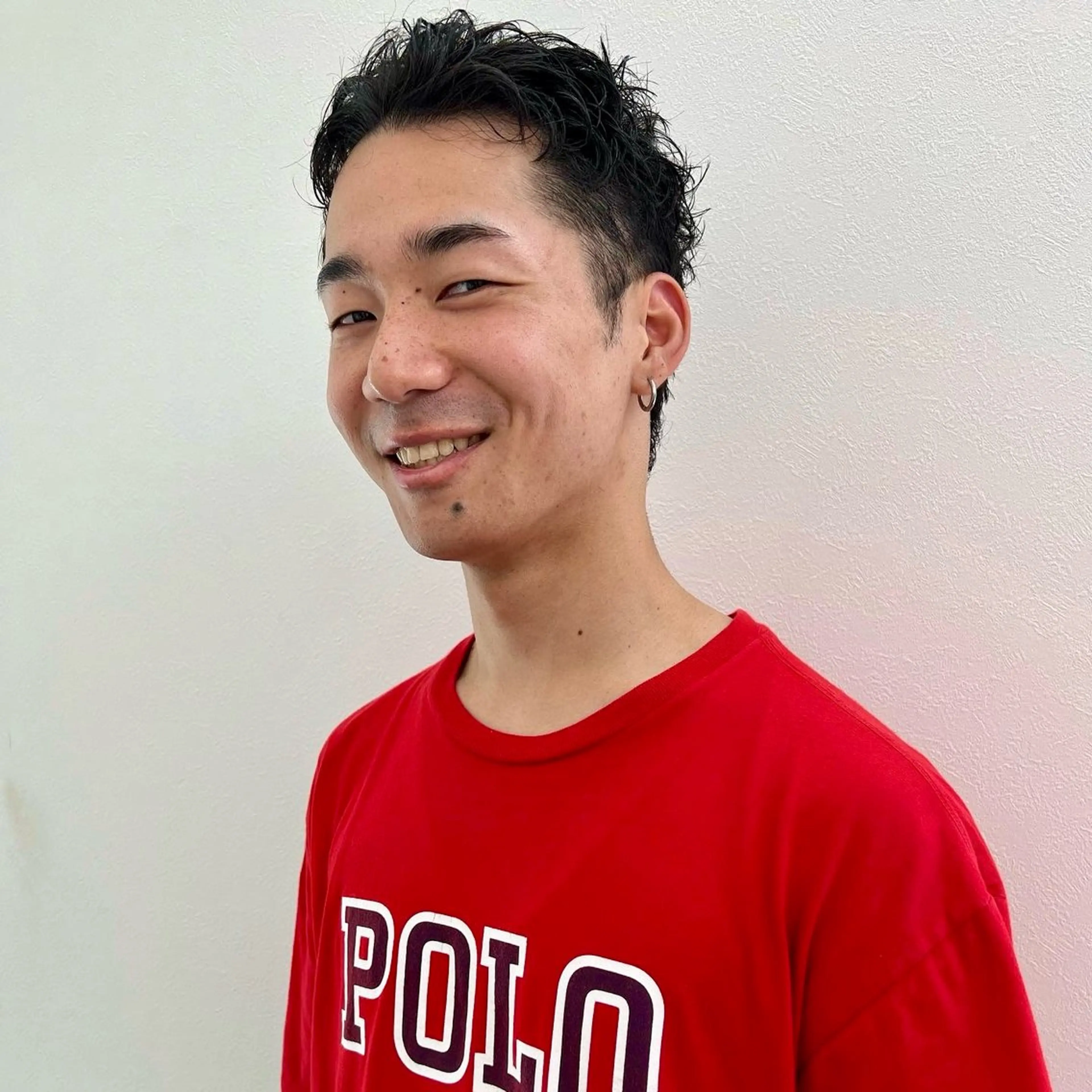 ショート メンズ アップバング メンズ就活ヘア メンズパーマ メンズショート スパイキーショート カット ヘアセット 【池袋/スパイキー ショート】ⓝⓘⓜⓤのヘアスタイル