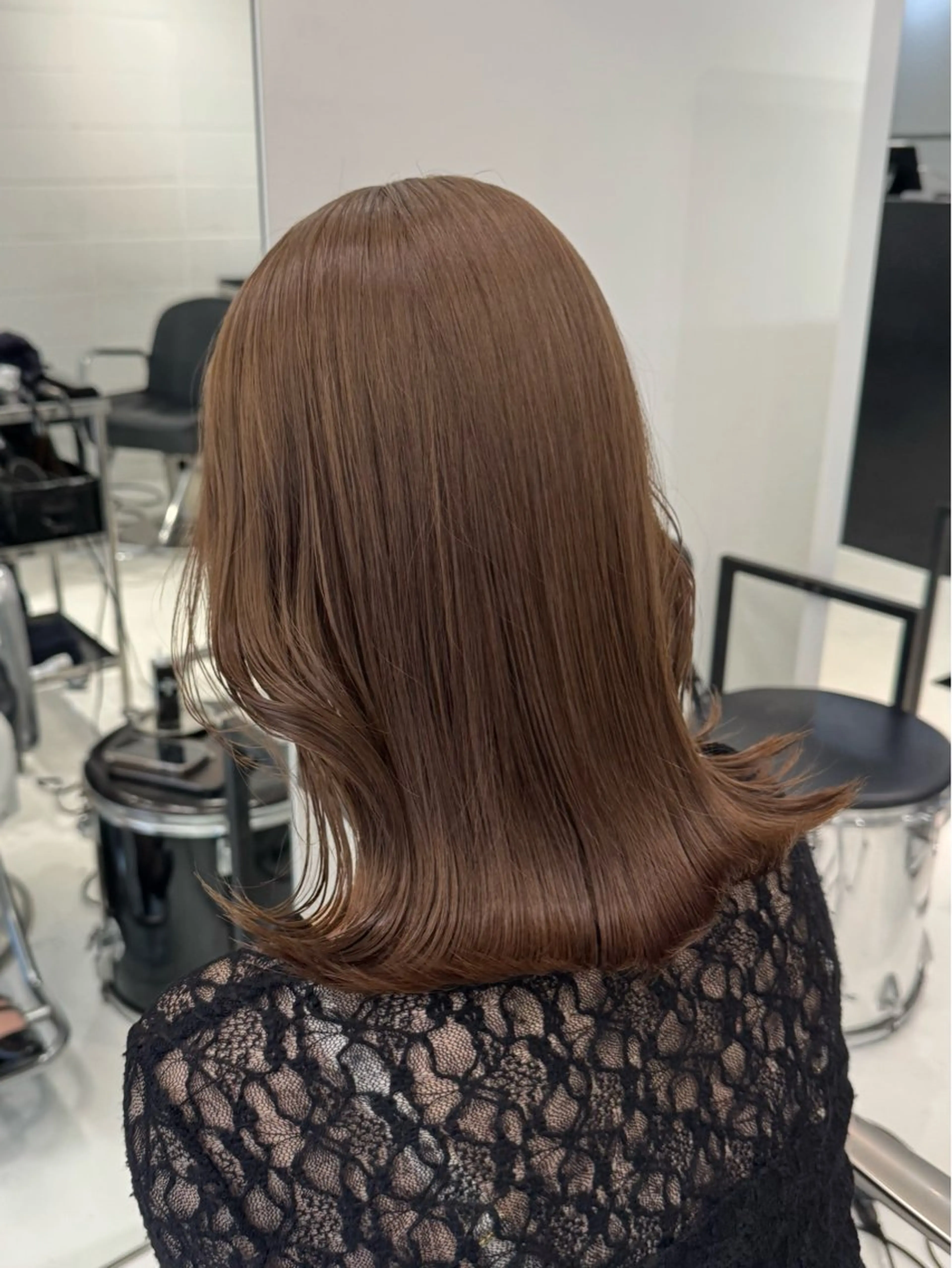 ミディアム カラー ヘアカラー 原宿 艶カラー🫧 ちり🍎のヘアスタイル