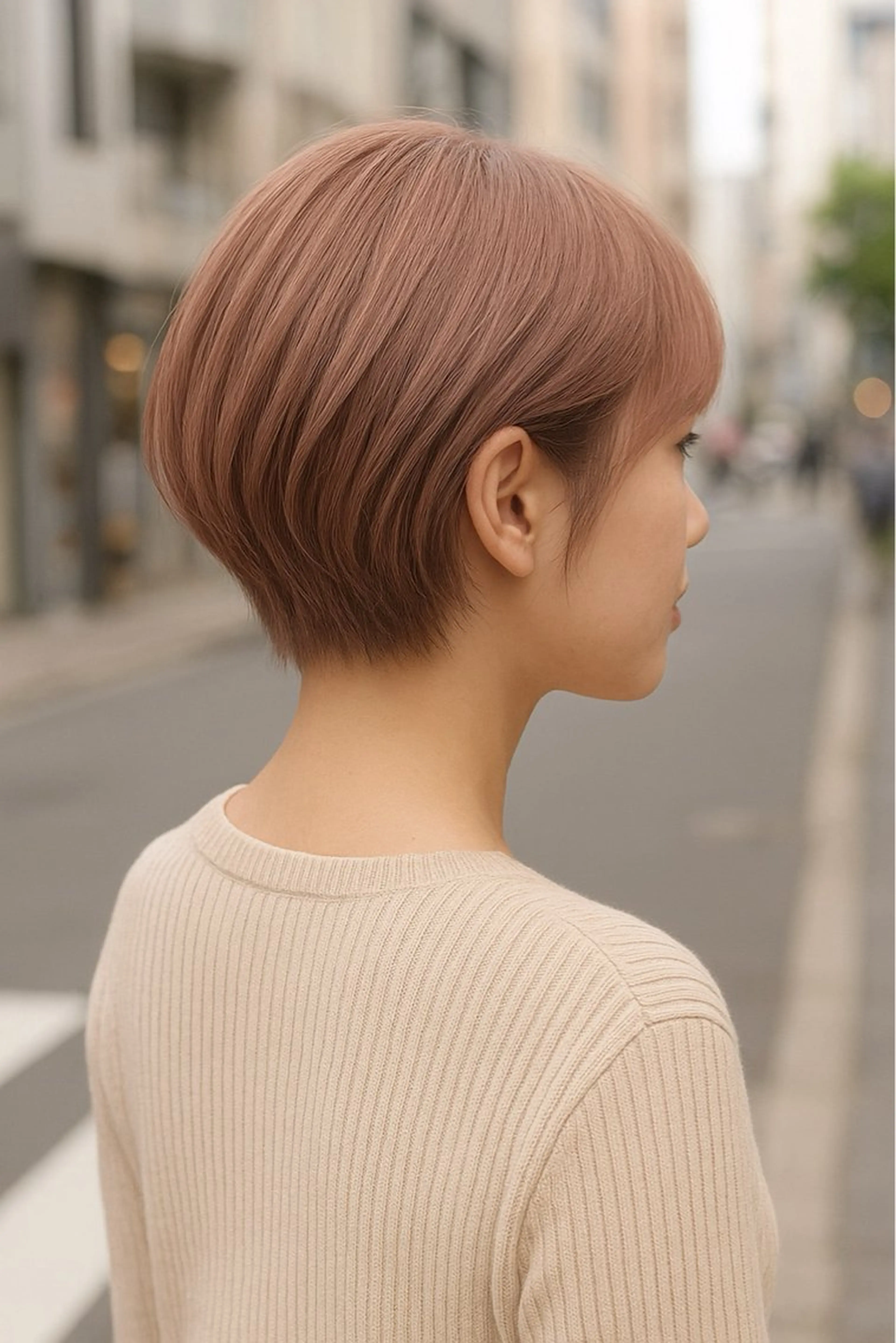 ショート カット ヘアカラー トリートメント 頭浸浴×似合わせ HolyGrailのヘアスタイル