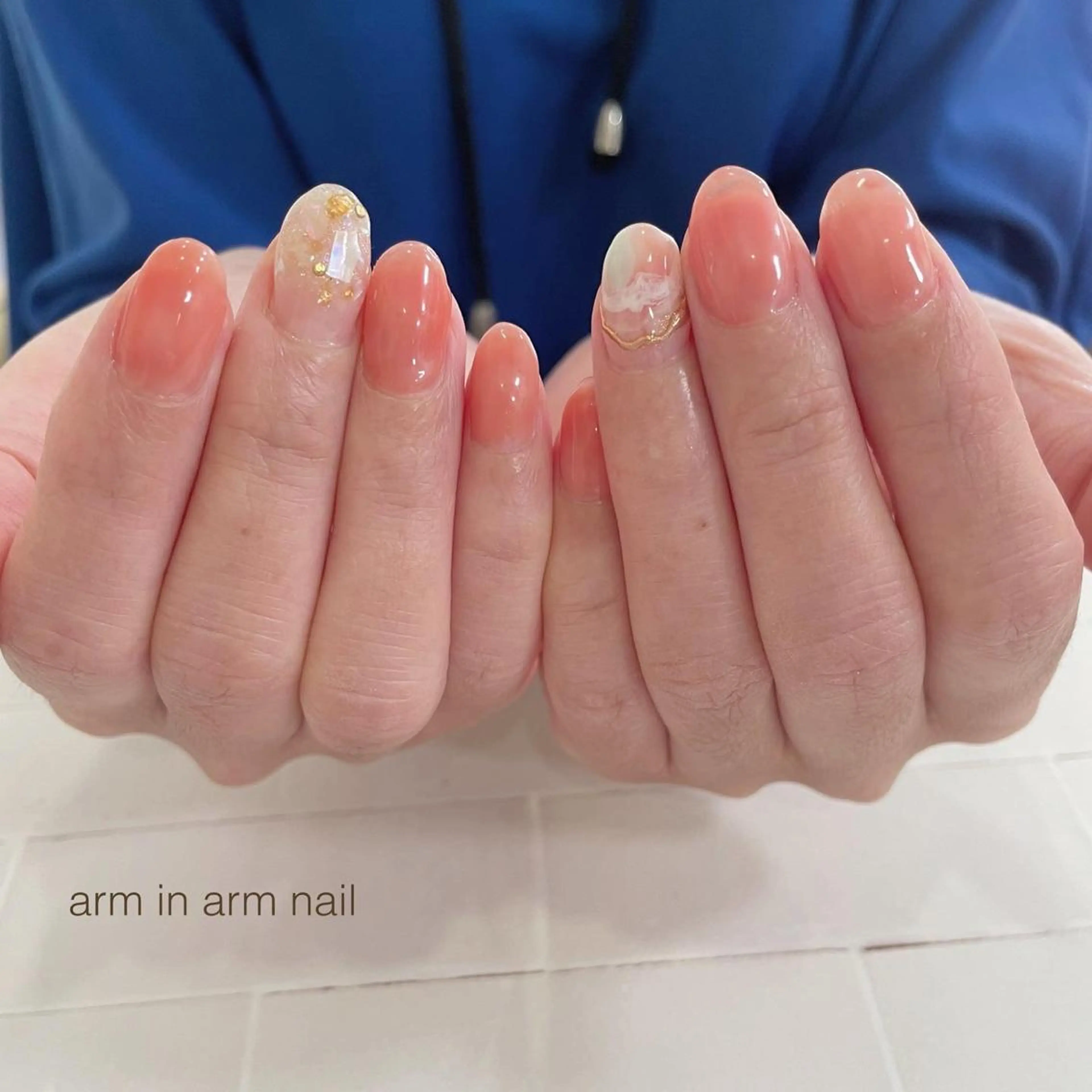 ネイル arm in arm ︎✿Yamamotoのマツエク・マツパデザイン