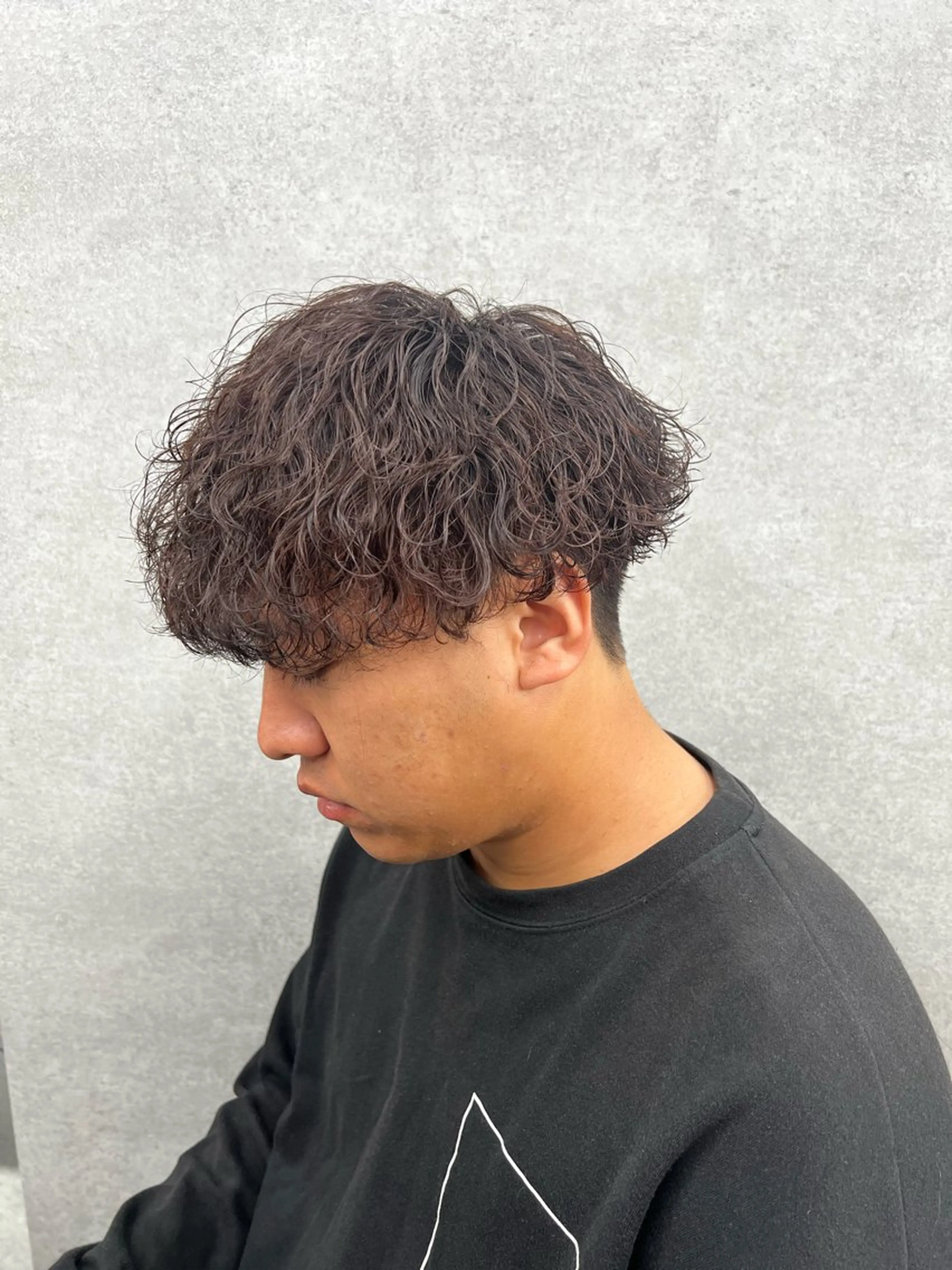 パーマ メンズ カット パーマ トリートメント ヘッドスパ ヘアセット 新世代パーマ⚡️ の達人トモ⚡️のヘアスタイル