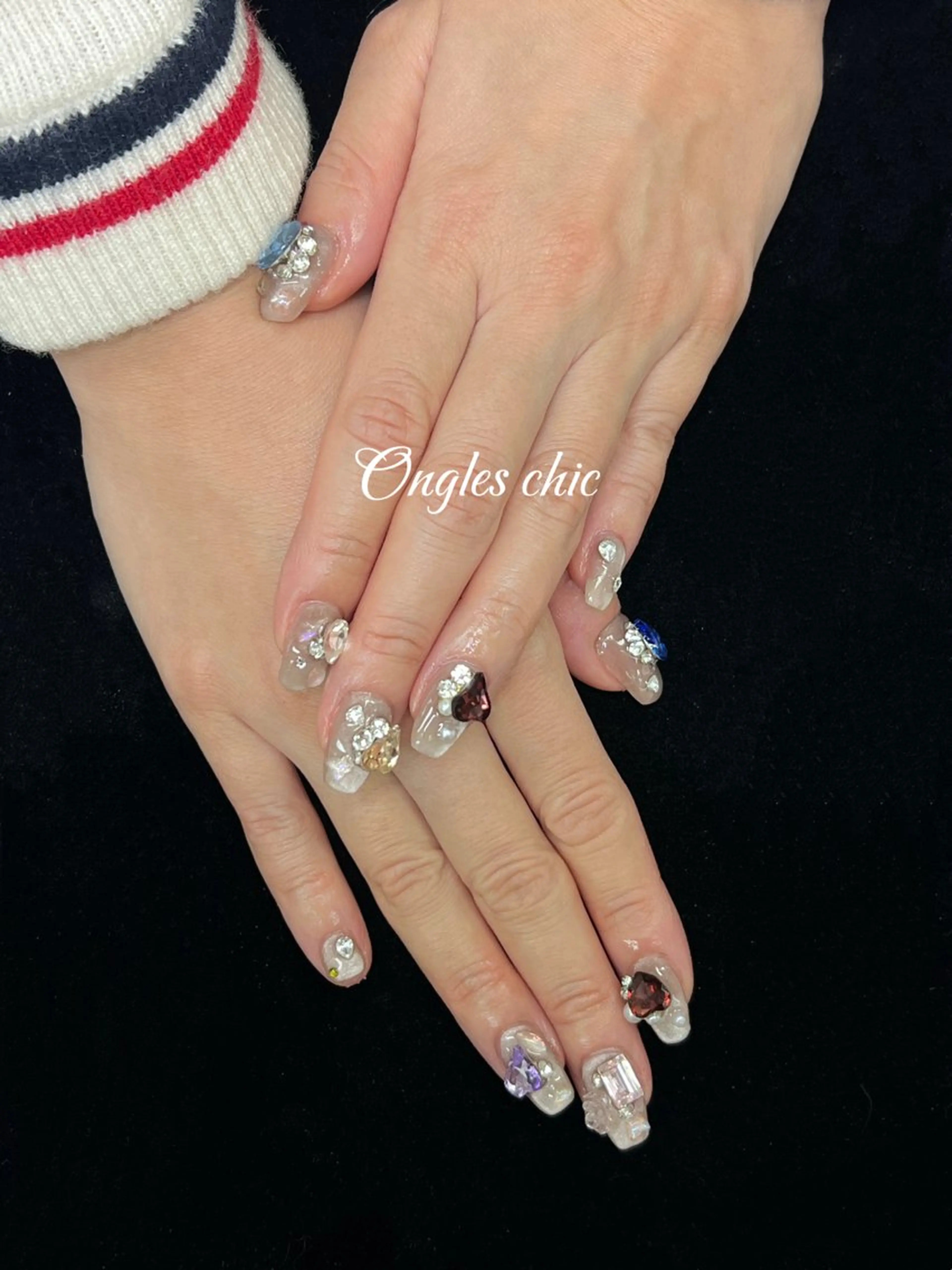 ネイル ハンドネイル ongles chic24時間営業のネイルデザイン