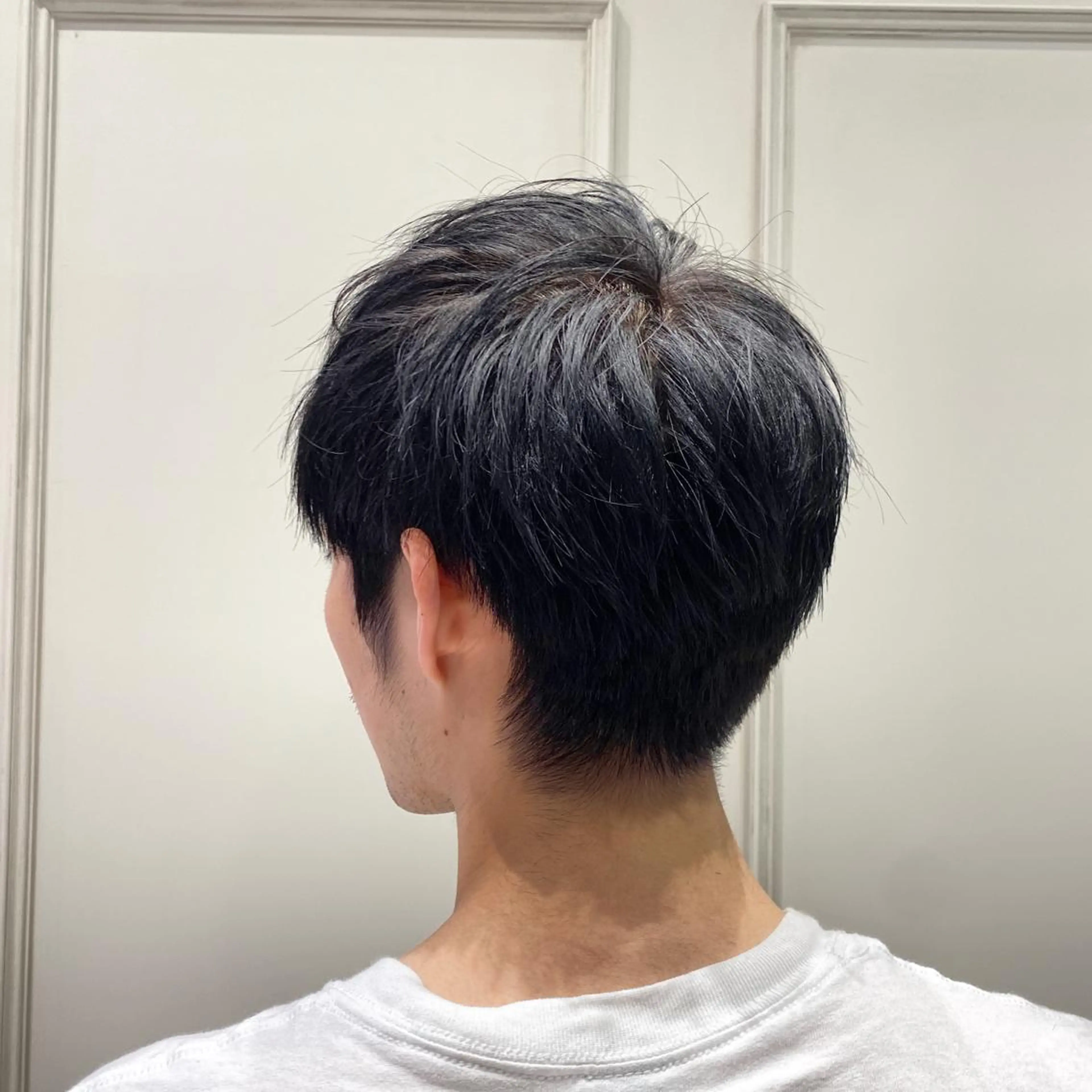 ショート カラー メンズ 黒髪 オタク美容師💟 チバコナツのヘアスタイル