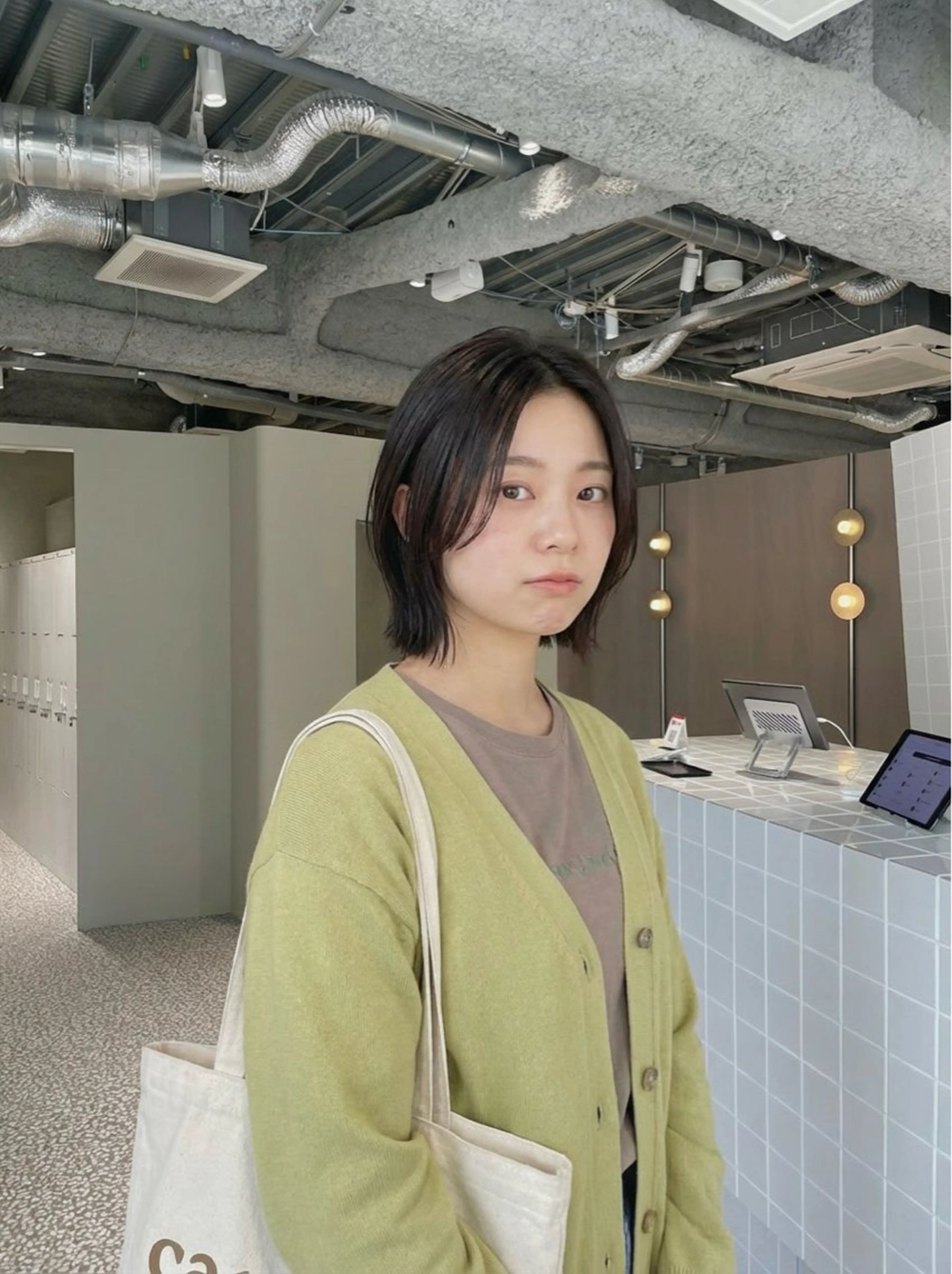 ミディアム カラー 梅田/艶カラー/ 髪質改善/イサミのヘアスタイル