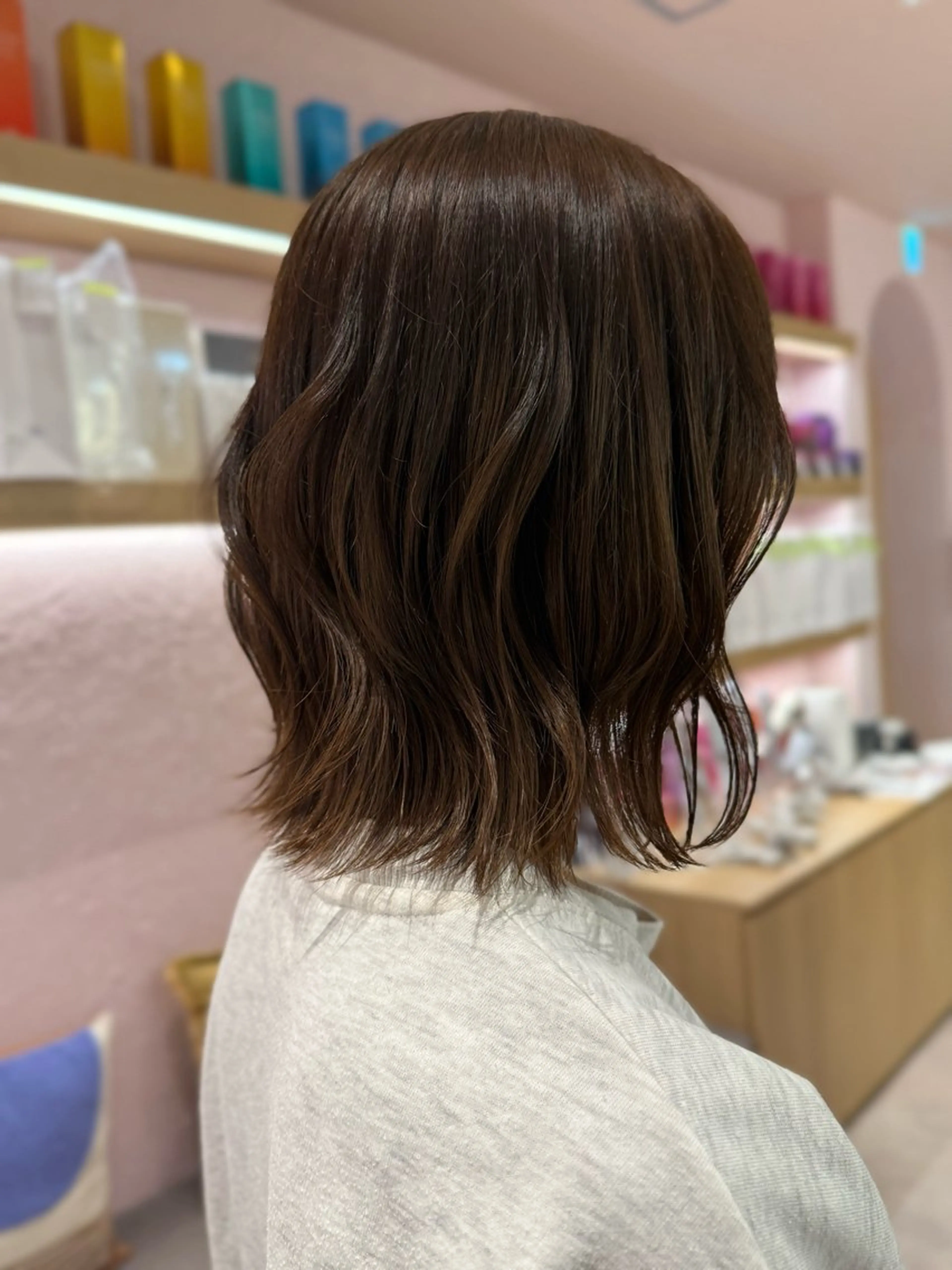 ショート カラー ヘアアレンジ ヘアカラー merc.☘️平岩 那月のヘアスタイル
