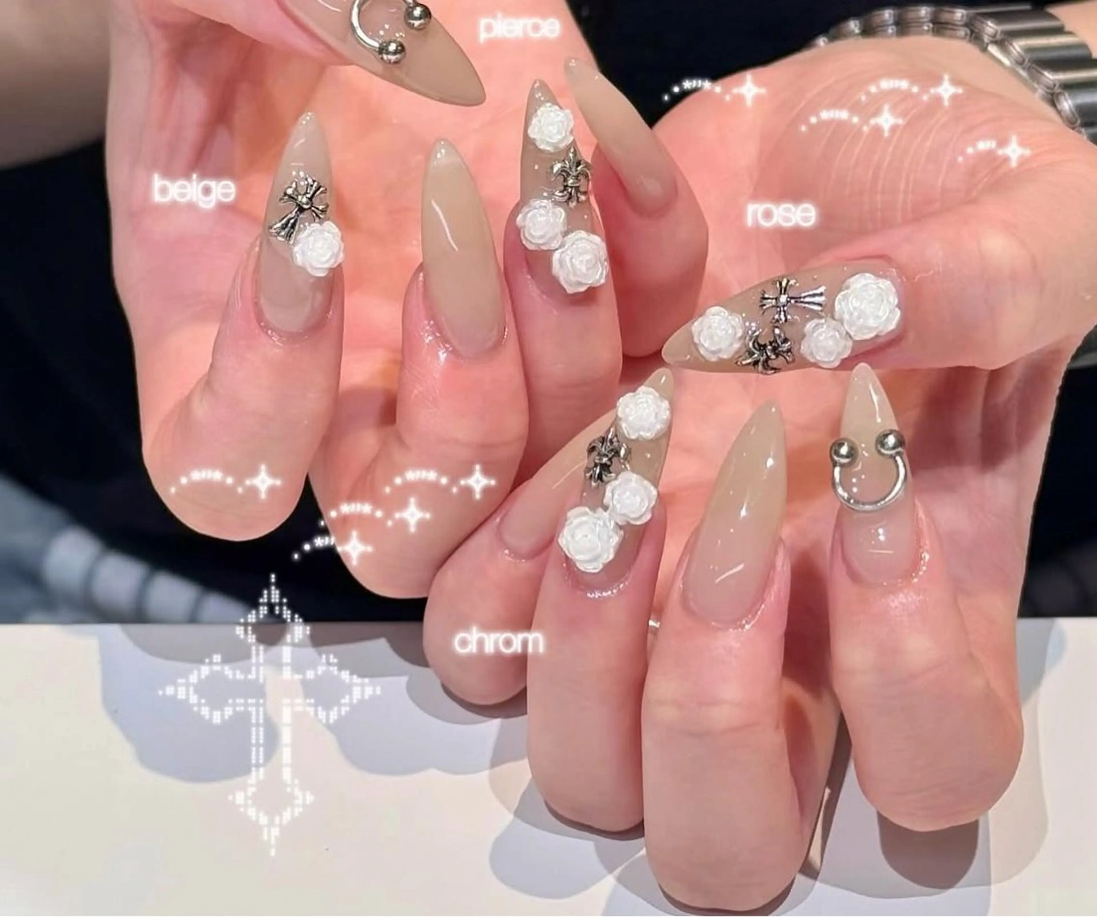 ネイル ハンドネイル Luna スカルプ専門店のネイルデザイン