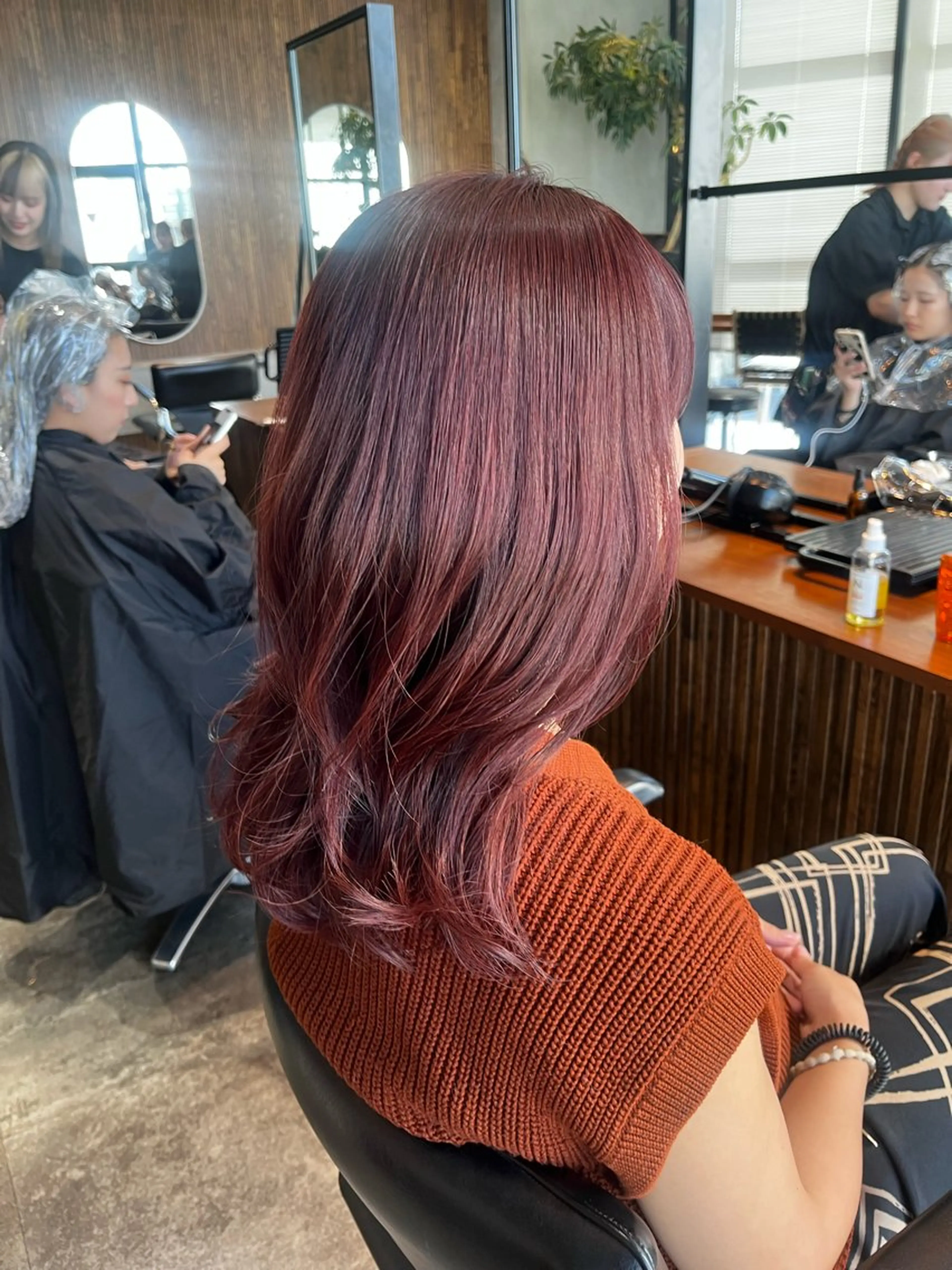 ミディアム カラー 岐阜駅/問屋町/玉宮 髪質改善/KAZÜのヘアスタイル