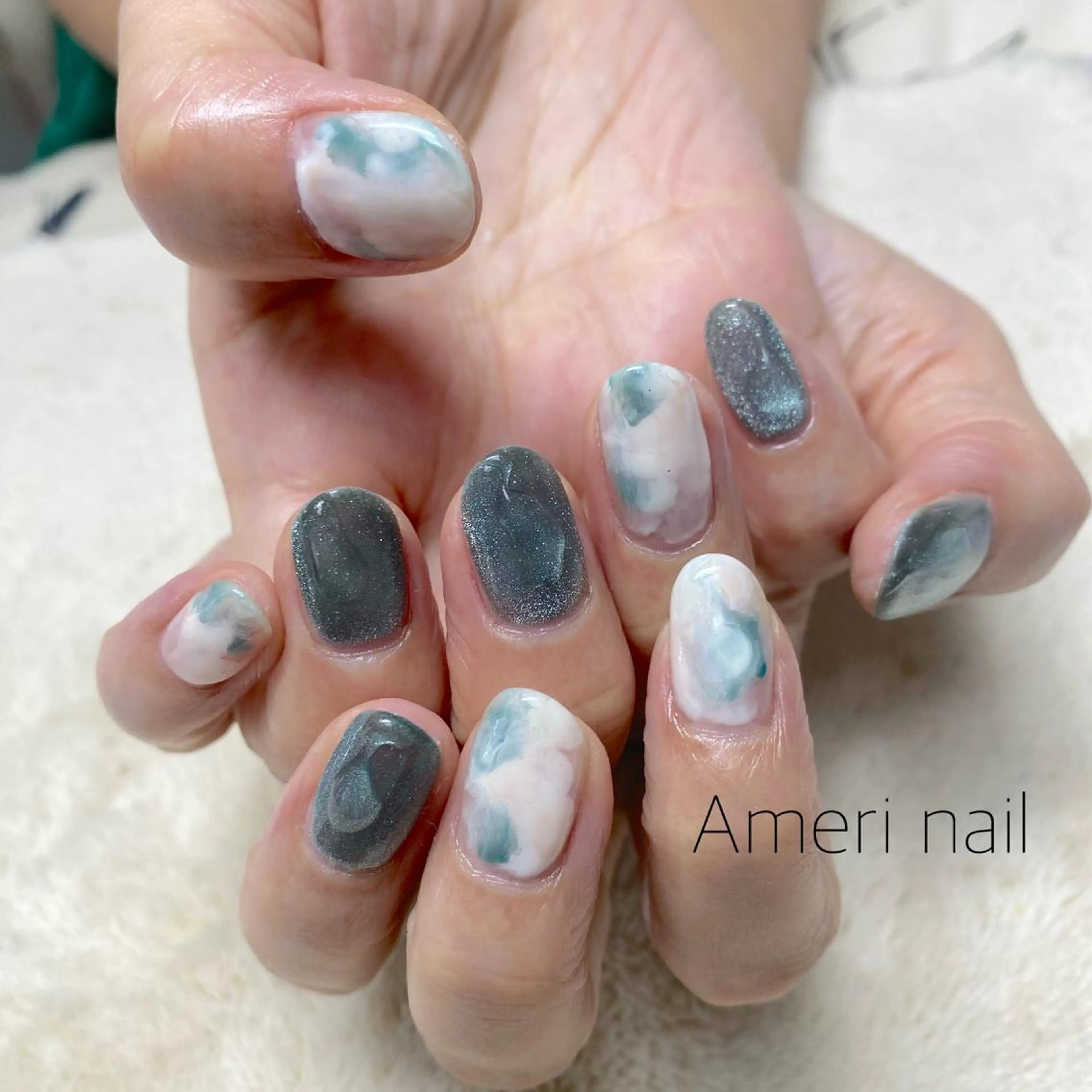 ネイル ハンドネイル Ameri nail /UKIのネイルデザイン