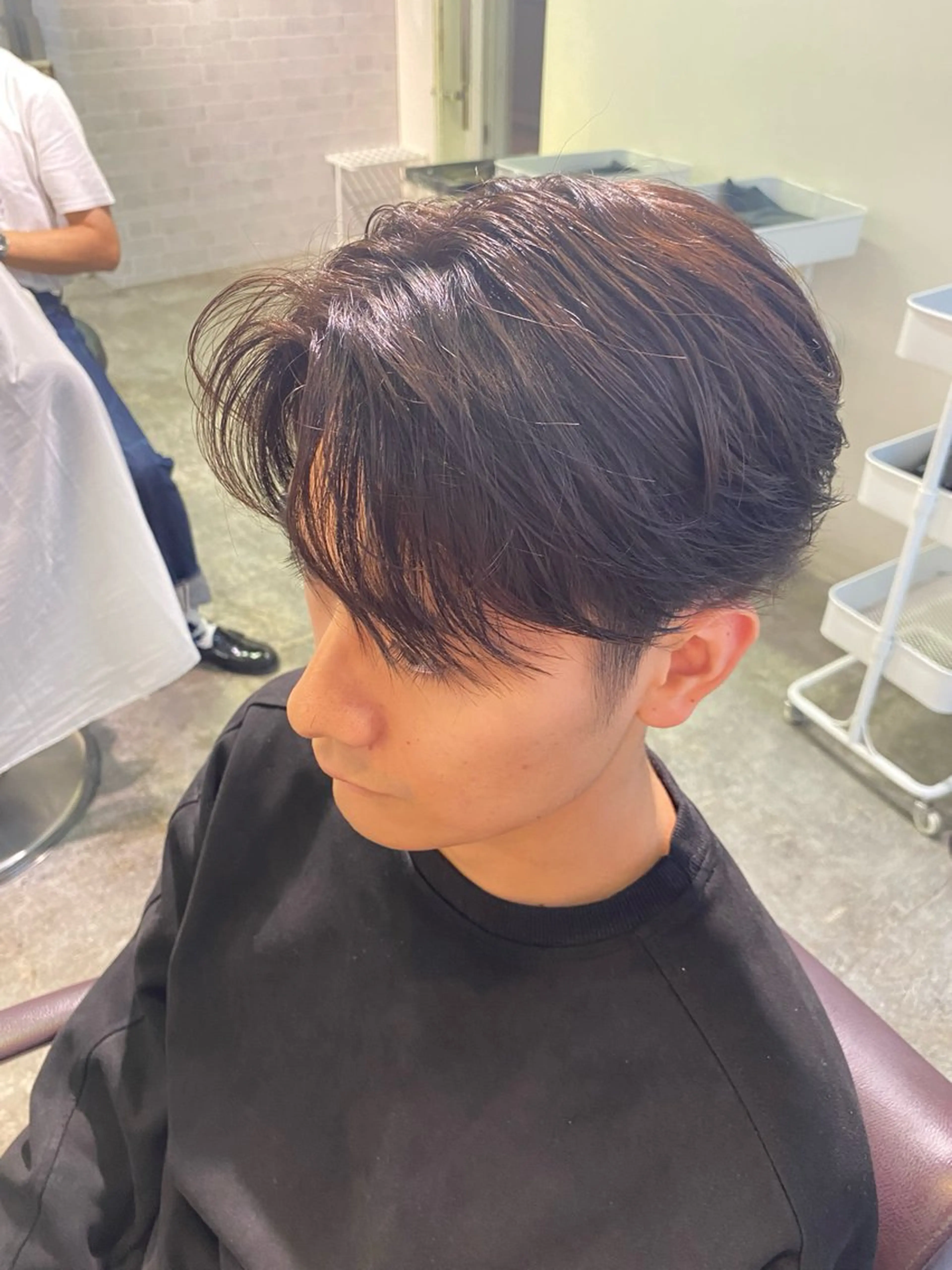 パーマ メンズ カット パーマ パーマ特化/フェザー パーマシャドウ/真生のヘアスタイル