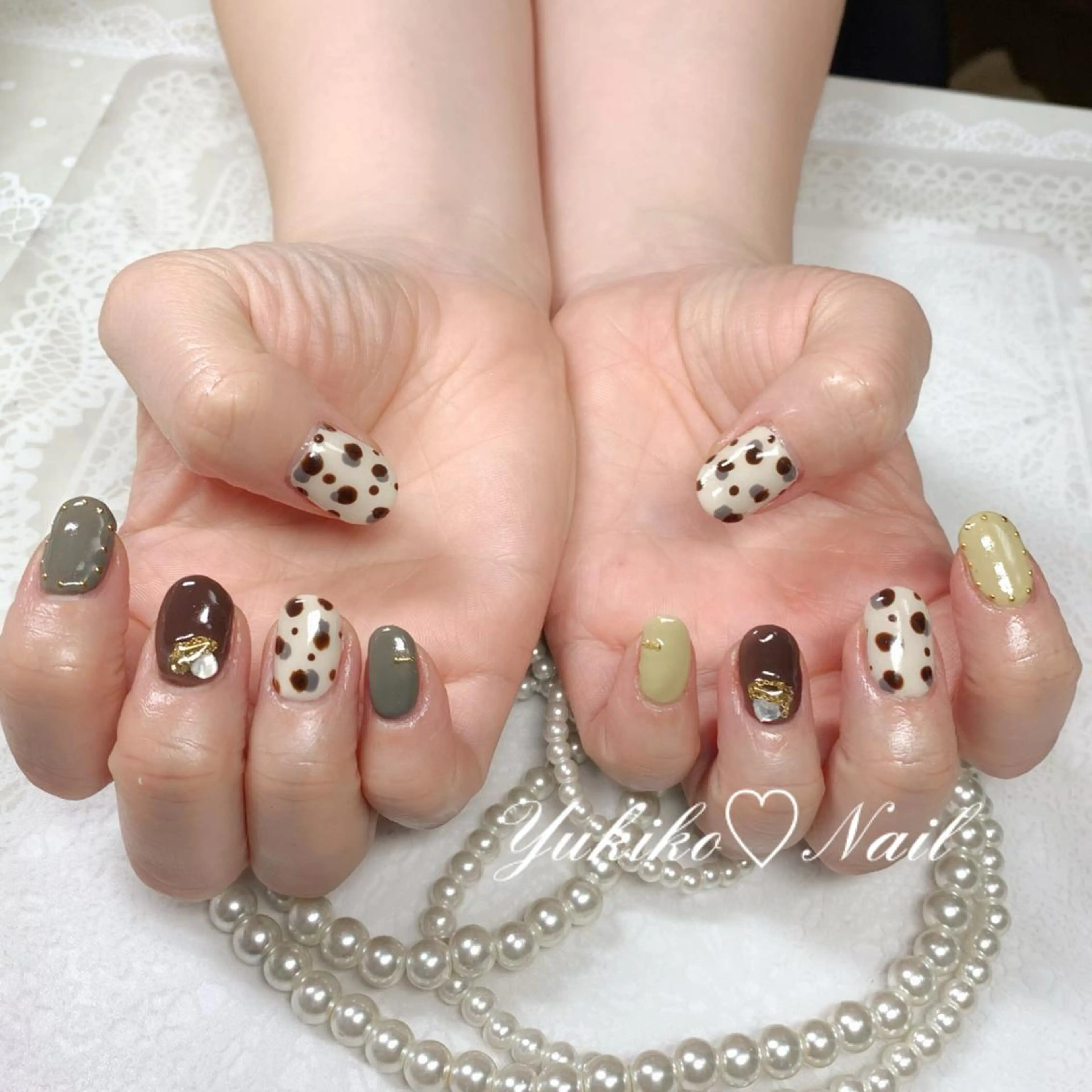 ネイル 持ち込み ニュアンスネイル ユキコ ネイルのネイルデザイン