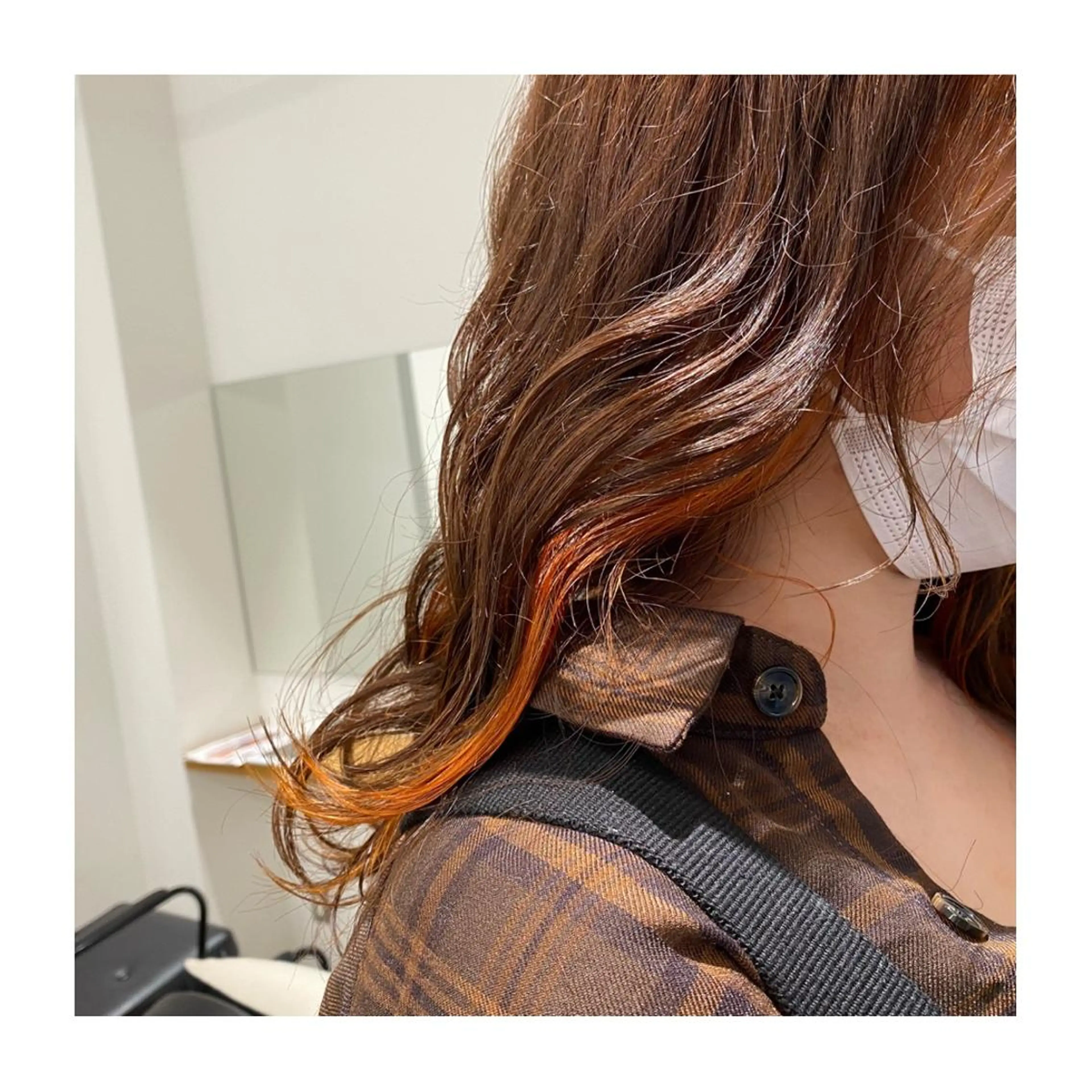 セミロング 小國 綾かのヘアスタイル