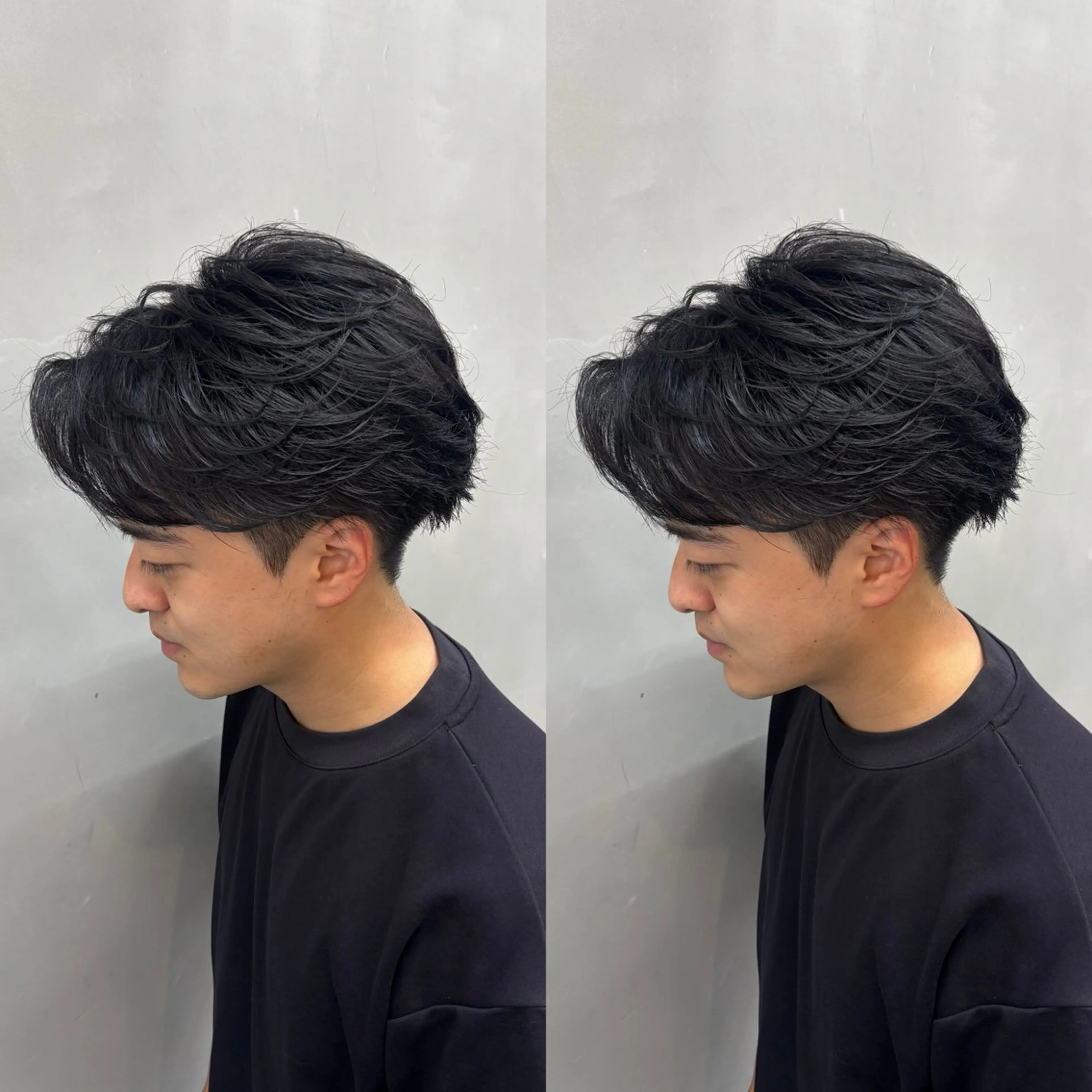 ショート メンズ カット パーマ 鹿児島 TSUBASAのヘアスタイル