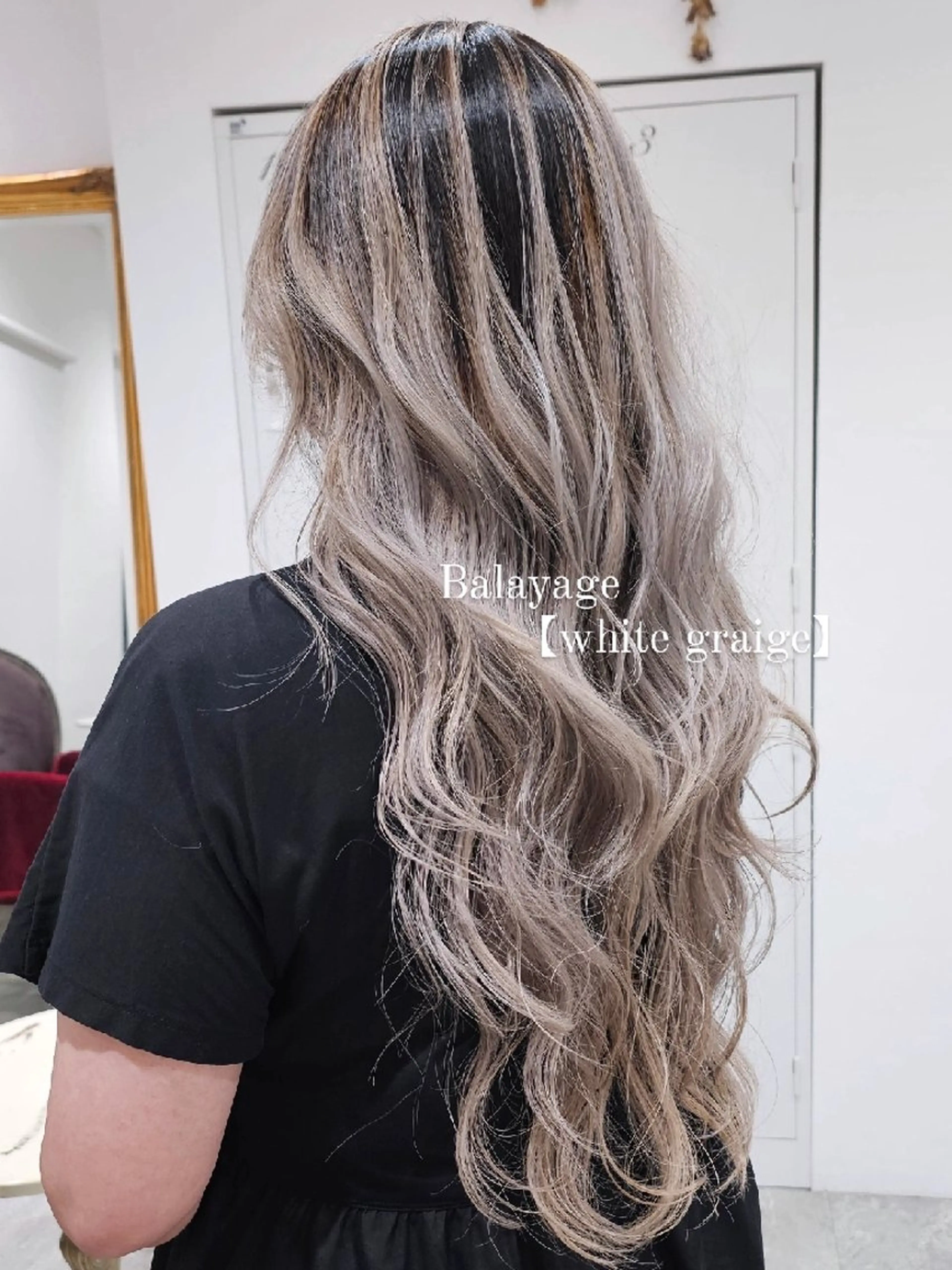 ロング カラー カット ヘアカラー E Komo hair所属・Wow❕E Komo hair 永井一輝のヘアスタイル