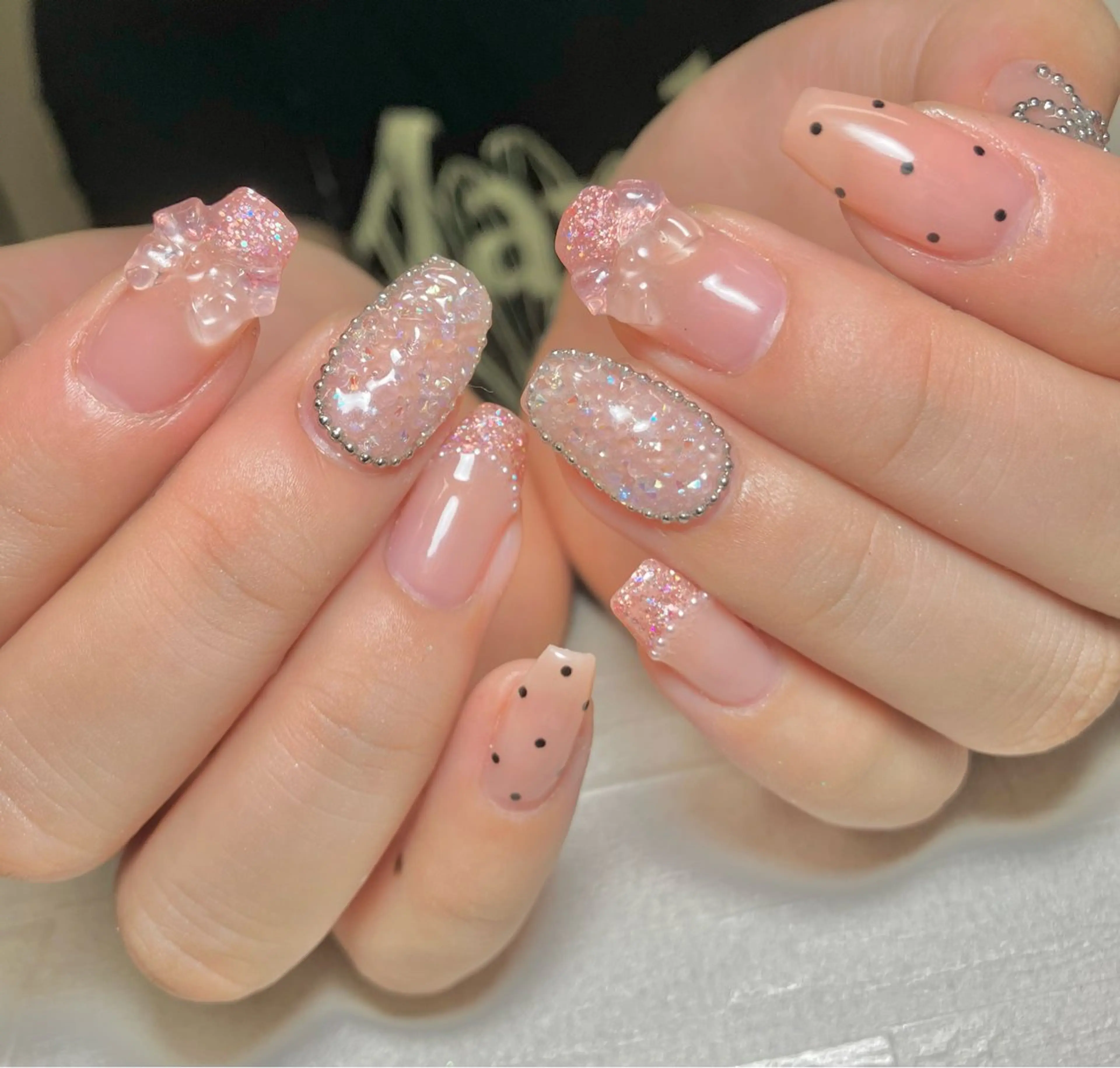 ネイル ハンドネイル Liennail 持込デザインやり放題のネイルデザイン
