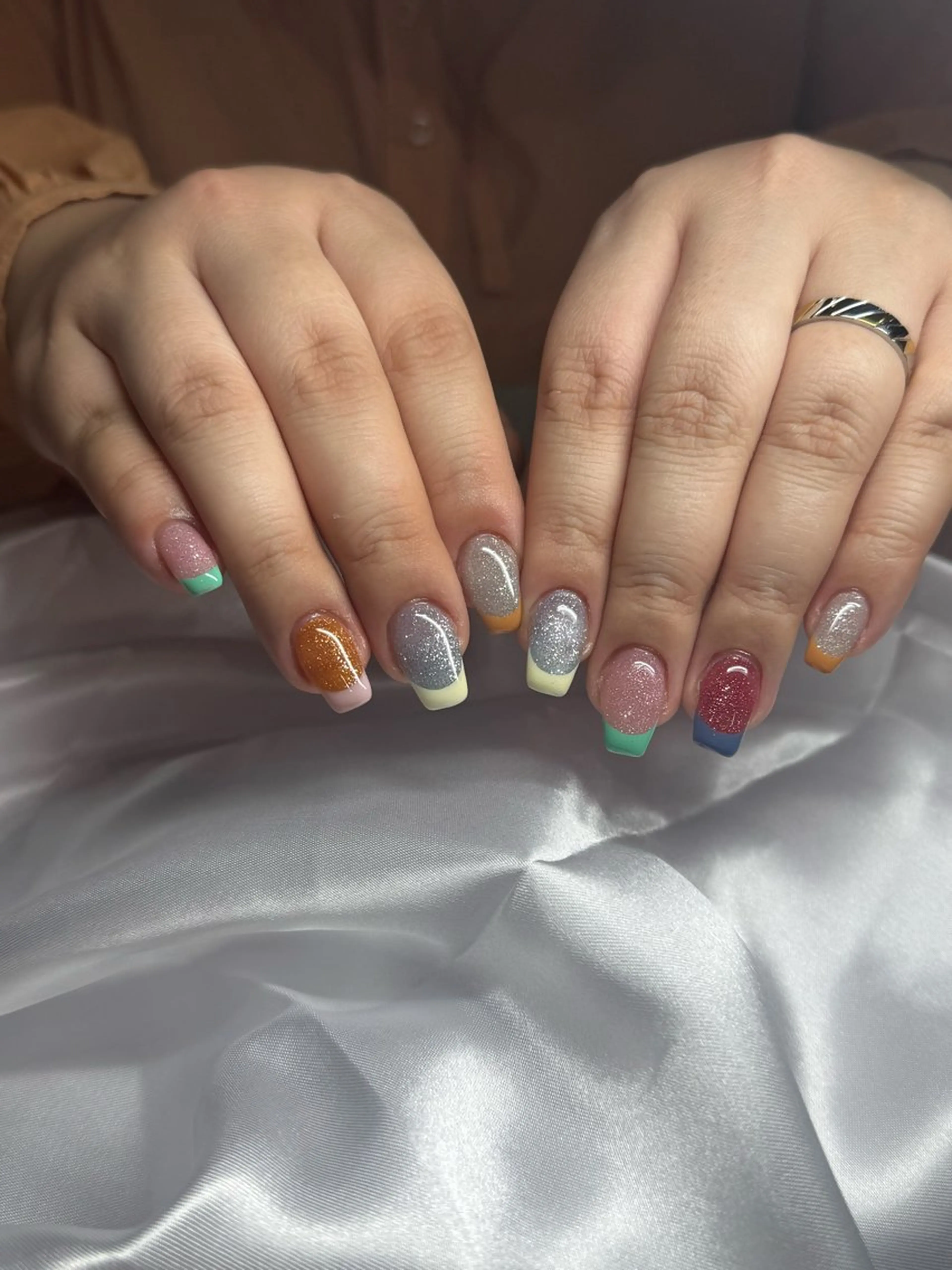 ネイル アートネイル フレンチネイル Rommy Arisaのネイルデザイン